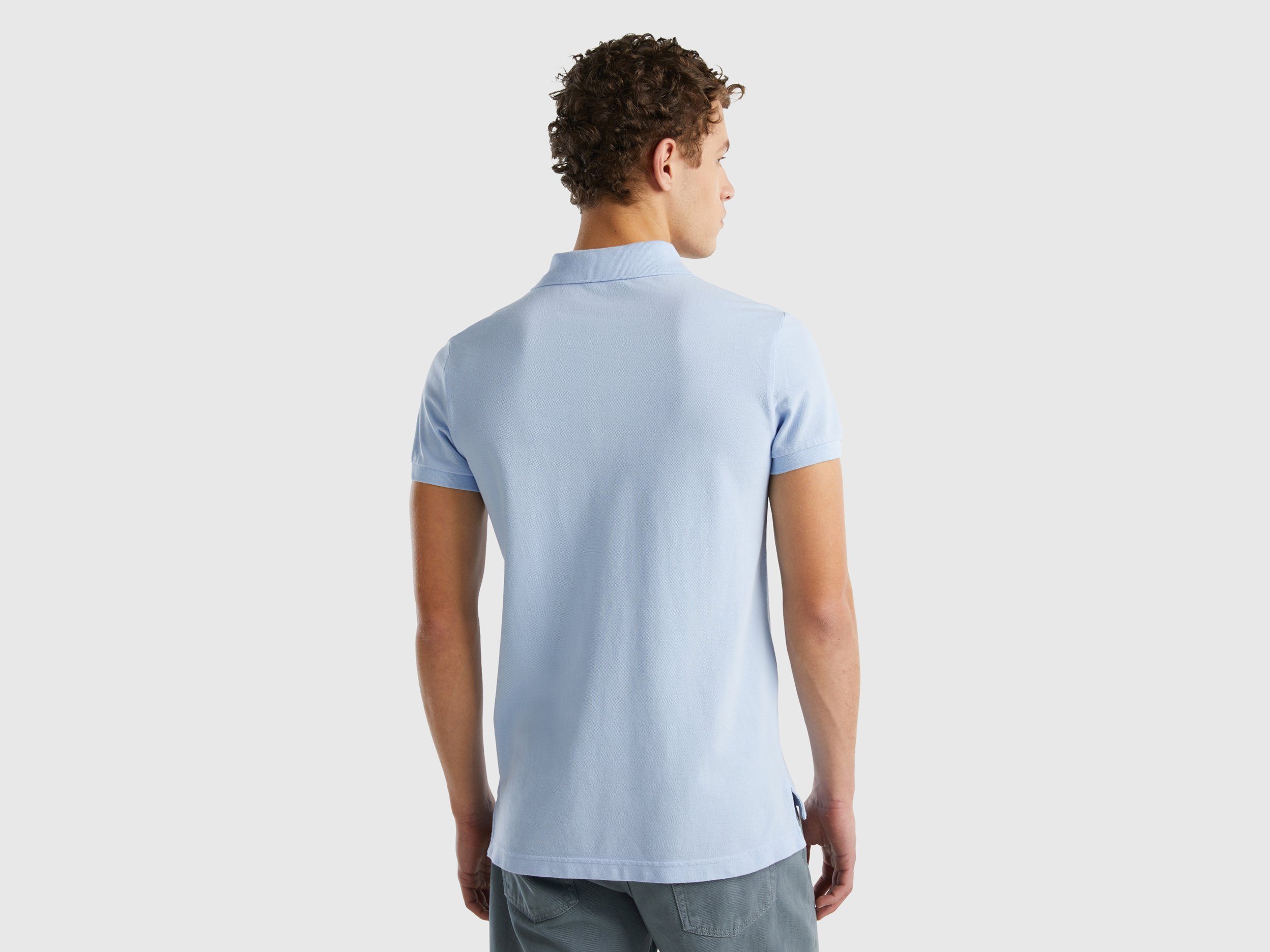 United Colors of Benetton Poloshirt met grote label-badge