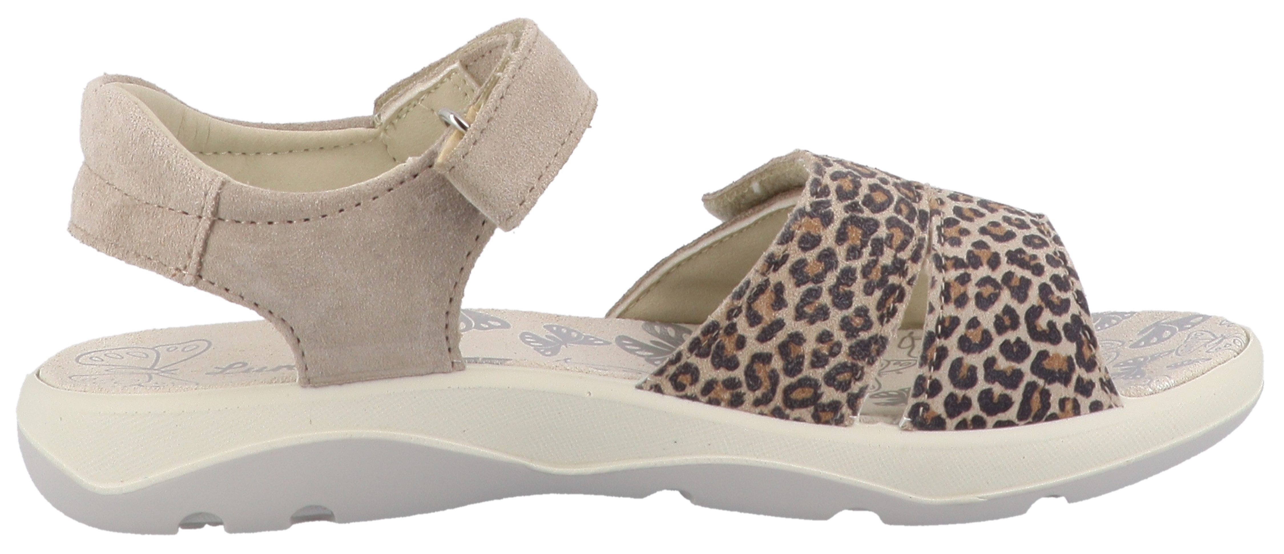 Lurchi Sandalen Fiori , bandjessandaal in leeuw-look, maat sjabloon te downloaden