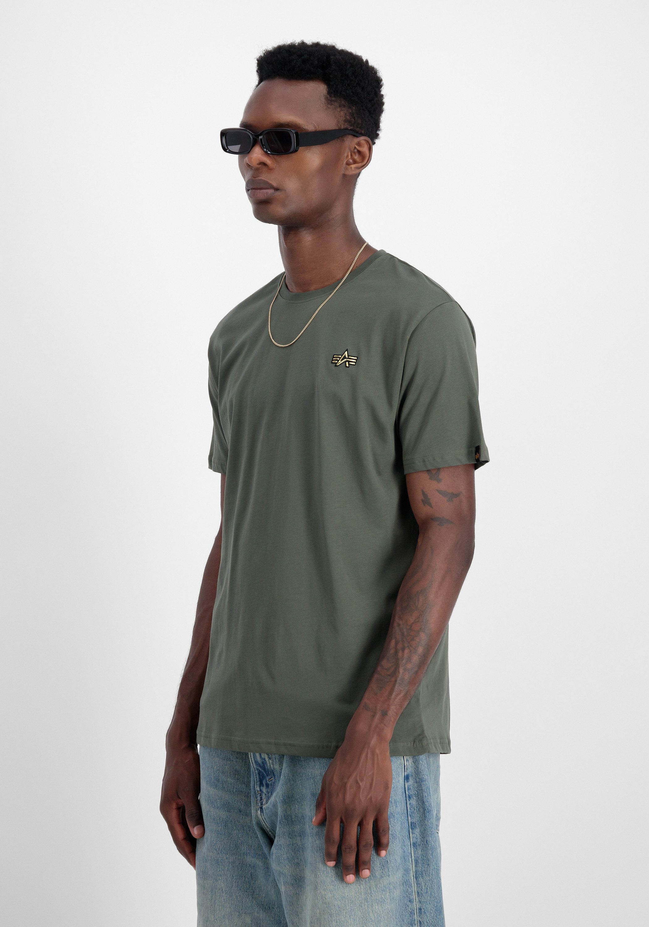 Alpha Industries T-shirt Men T-Shirts 3D Small Logo T-Shirt