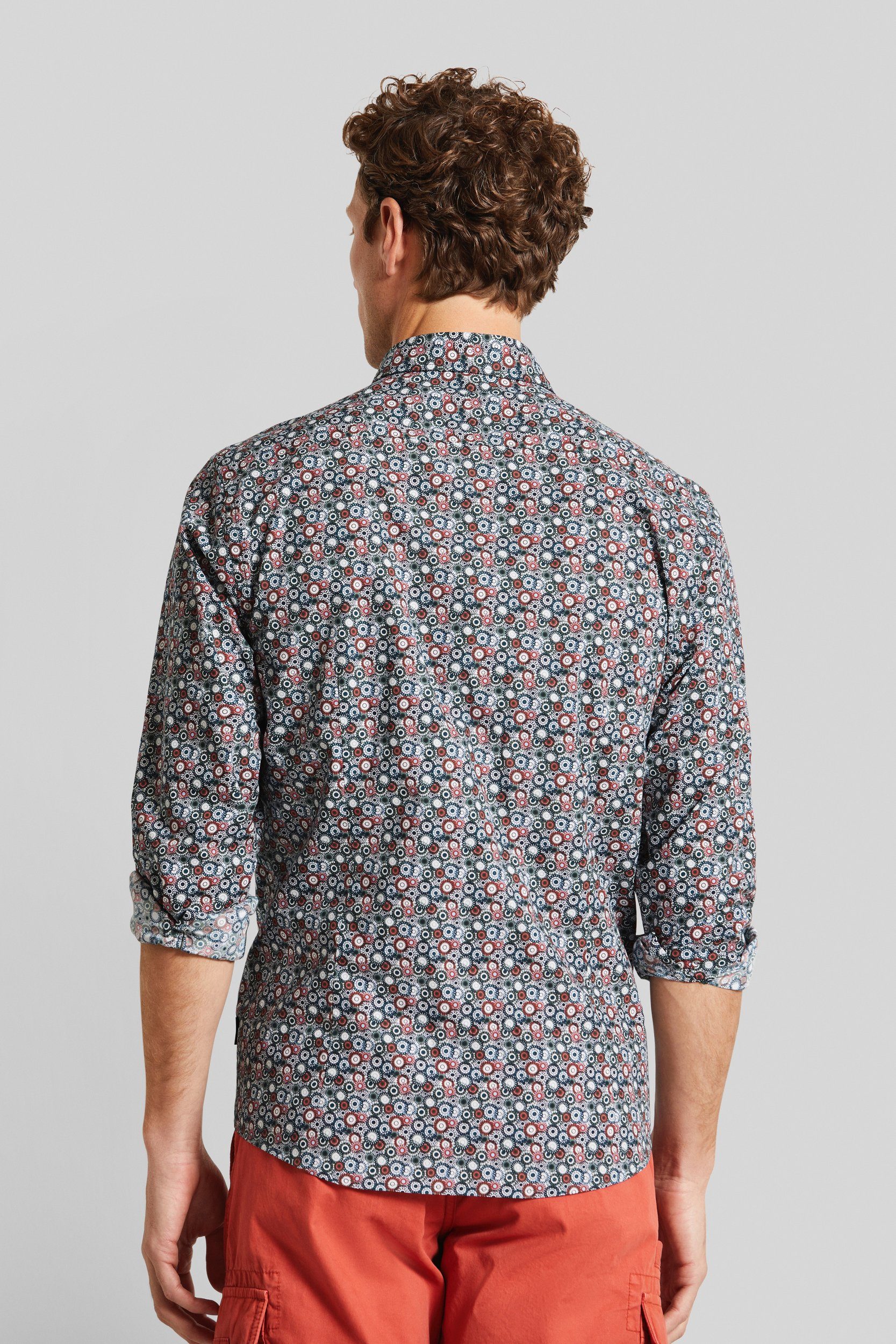 Bugatti Overhemd met lange mouwen met under-button-down