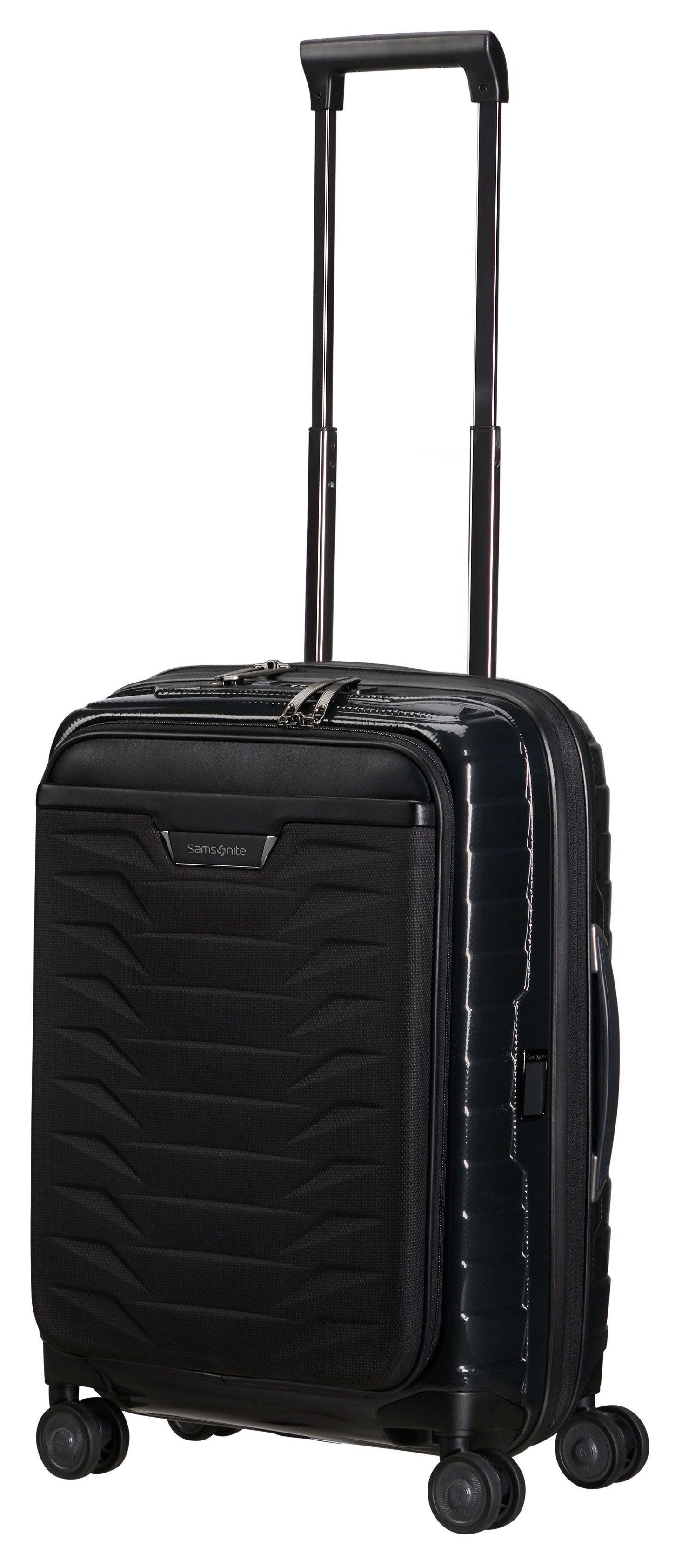 Samsonite Hardshell-trolley PROXIS 55 EXP easy access Handbagage harde koffer volumevergroting laptopvak