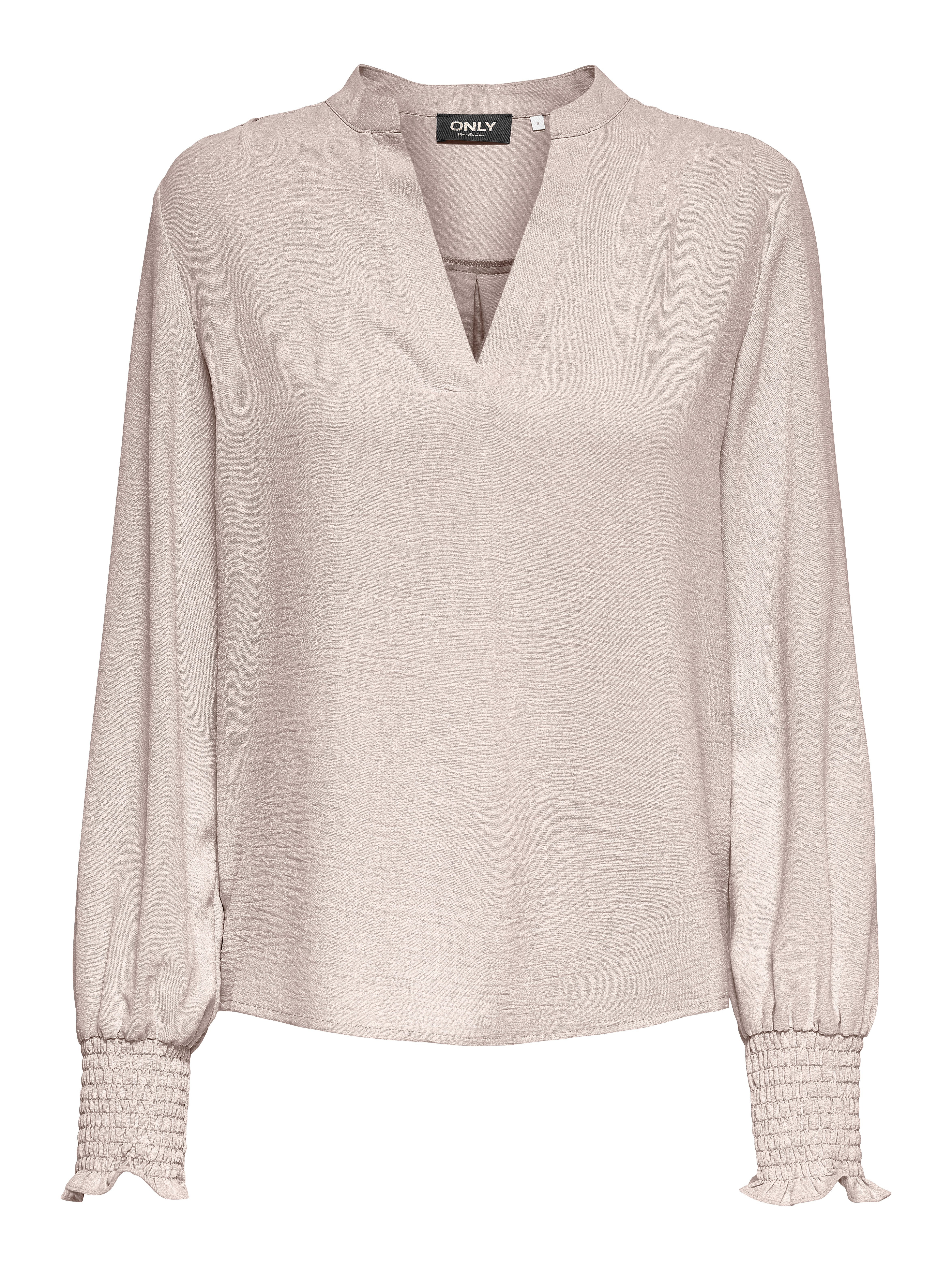 Only Shirt ONLMETTE V-NECK LS SMOCK TOP NOOS WVN