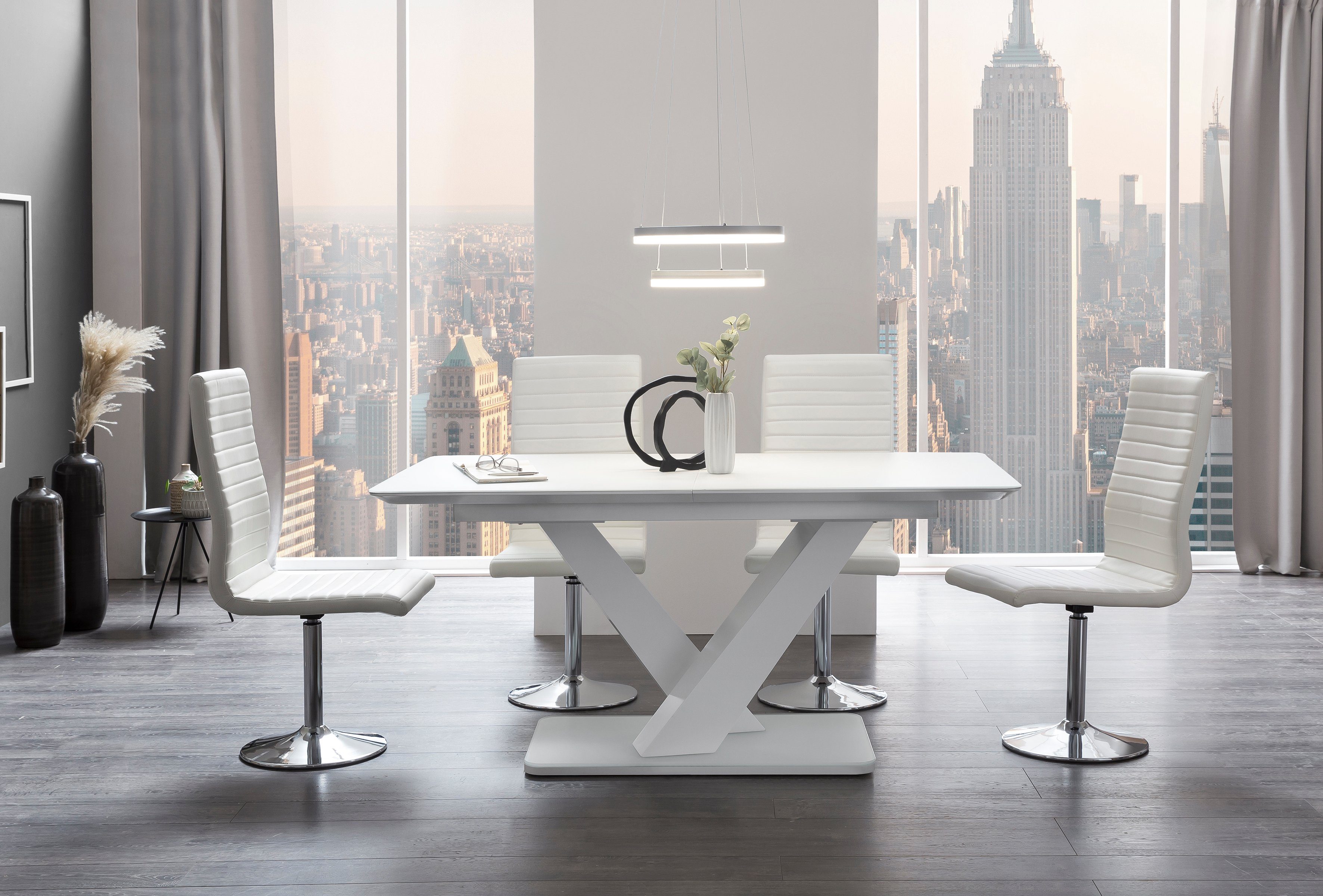 SalesFever Eethoek Tafel met uittrekfunctie (set, 5-delig)