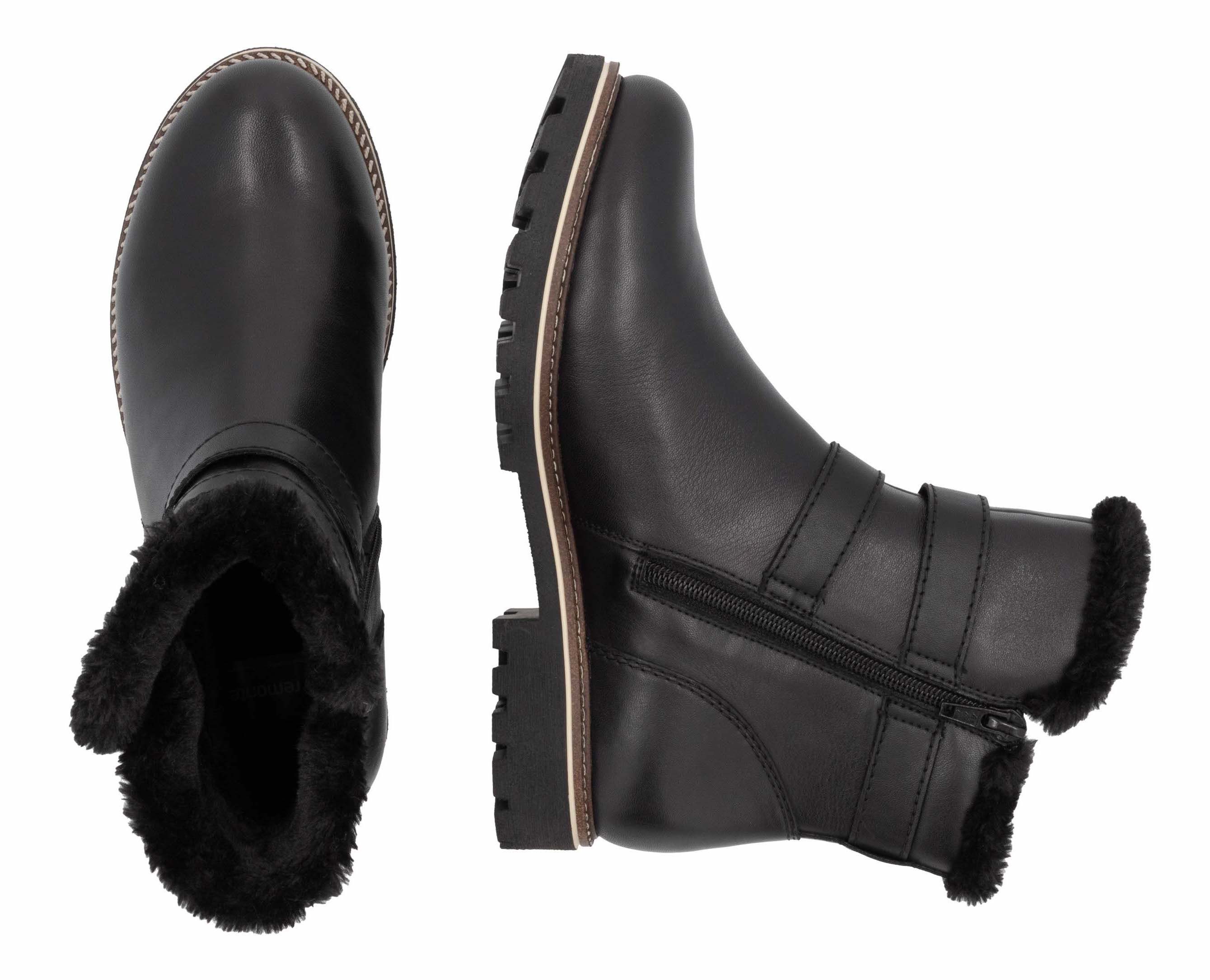 Remonte Winterlaarzen hakken, winter-enkellaars, outdoor schoen met tex-membraan