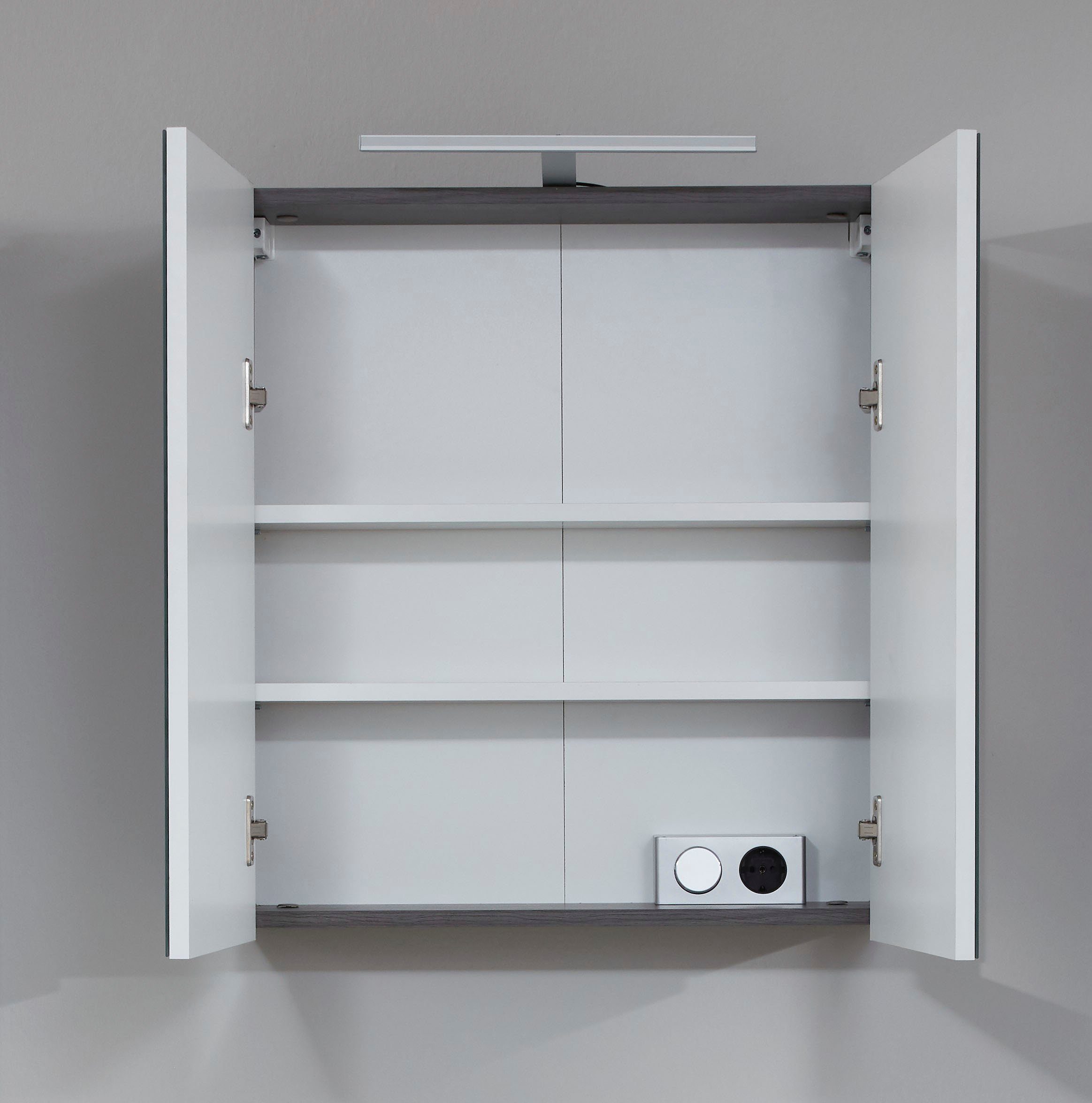INOSIGN Spiegelkast Sovana Badkamerkast optioneel met of zonder verlichting - (B/D/H) 60/18/67 cm