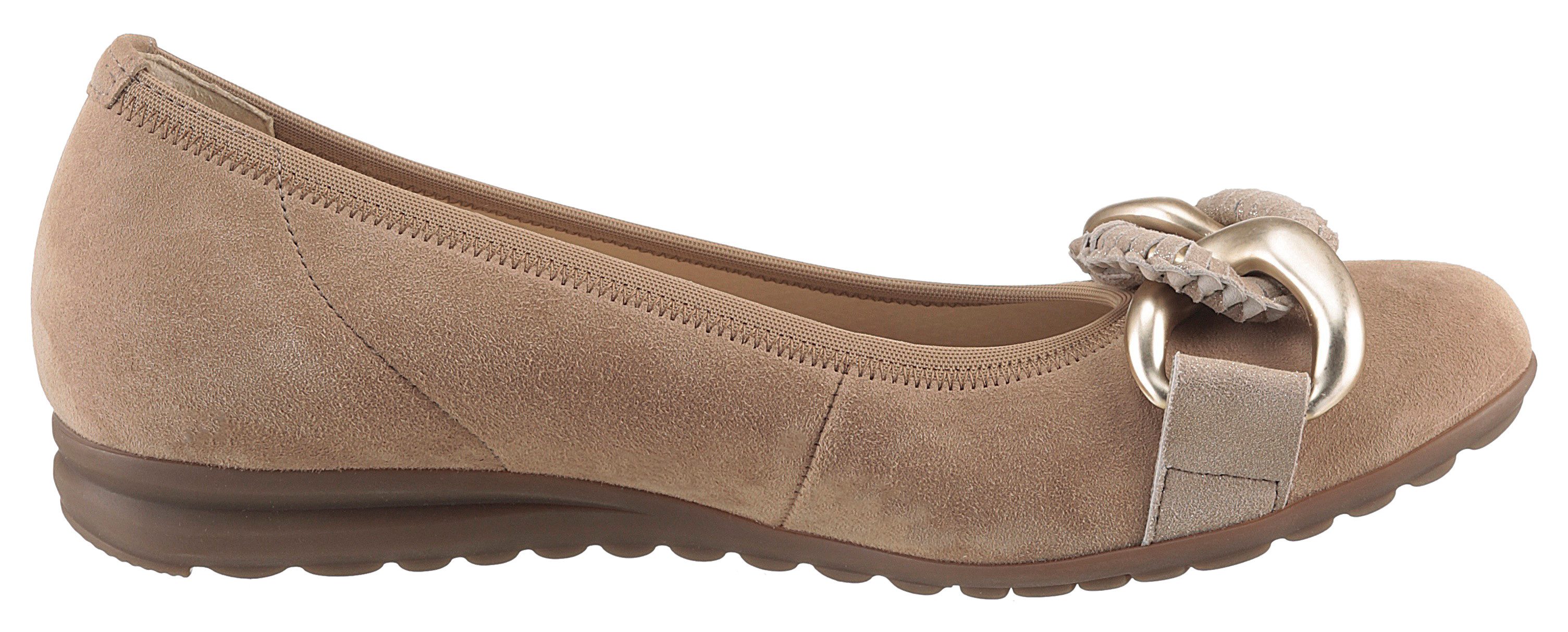 Gabor Ballerina's Florence , sleehak, comfortabele schoen, slipper, zakelijke schoen in breedte g (=wijd)