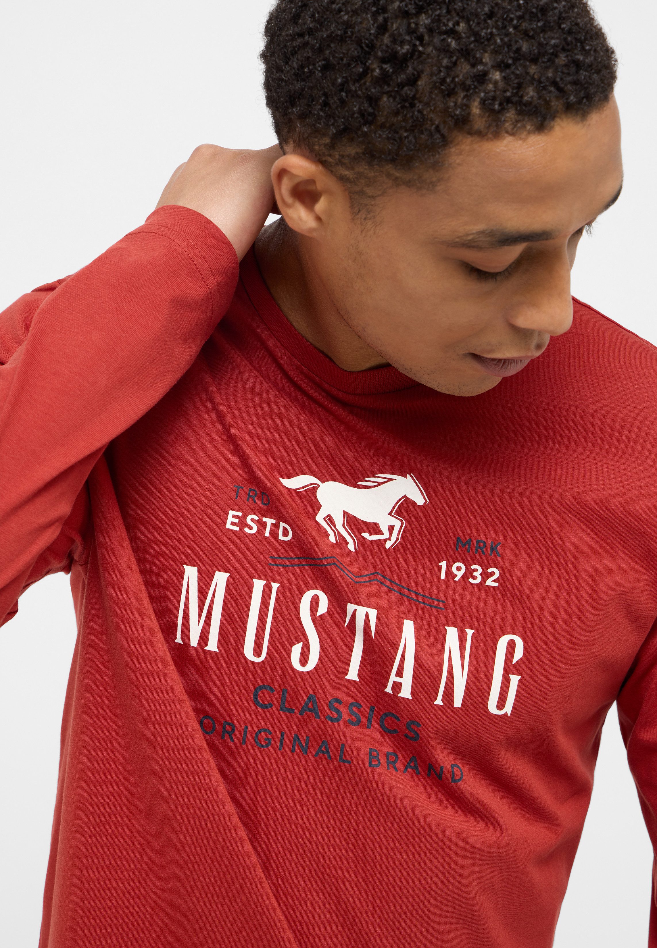 MUSTANG Shirt met lange mouwen Style Adrian