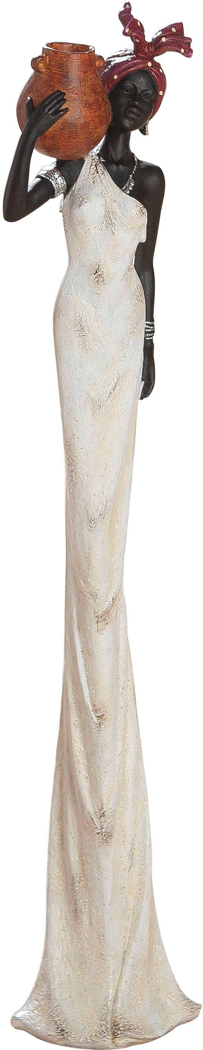 GILDE Africafiguur Afrikaanse Tortuga Hoogte 82 cm, woonkamer (1 stuk)