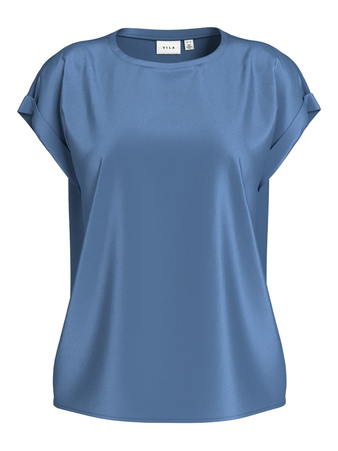 Vila Shirt met korte mouwen VIELLETTE S S SATIN TOP NOOS
