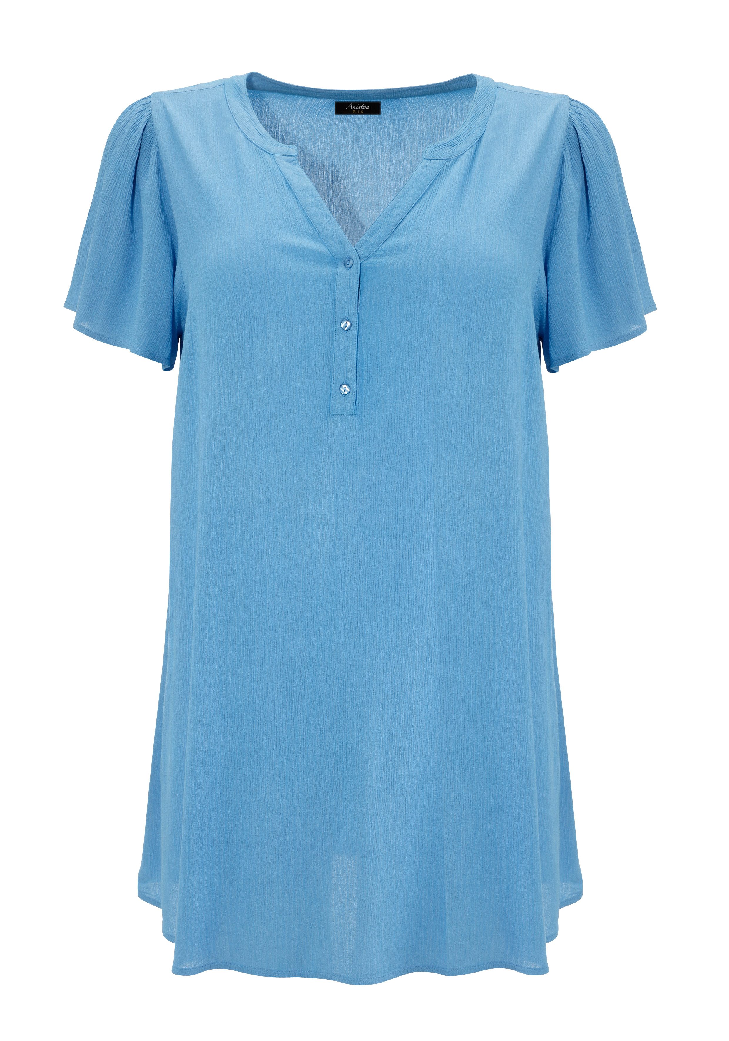 Aniston PLUS Lange blouse in trendy crepe-kwaliteit