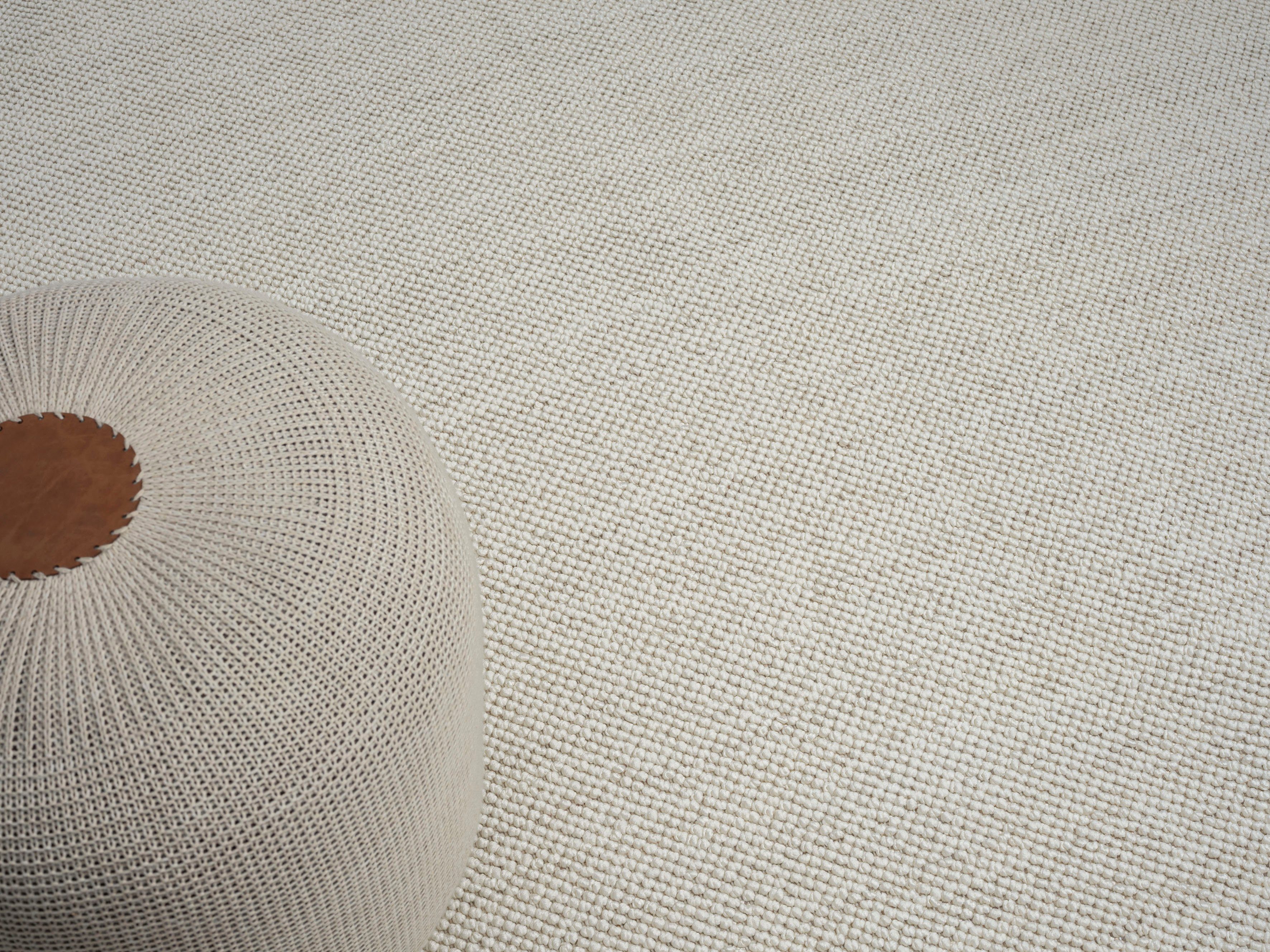 Myflair Möbel & Accessoires Vloerkleed AVA Uni-kleuren, gemêleerd, sisal-look, ook in rond verkrijgbaar, met franjes