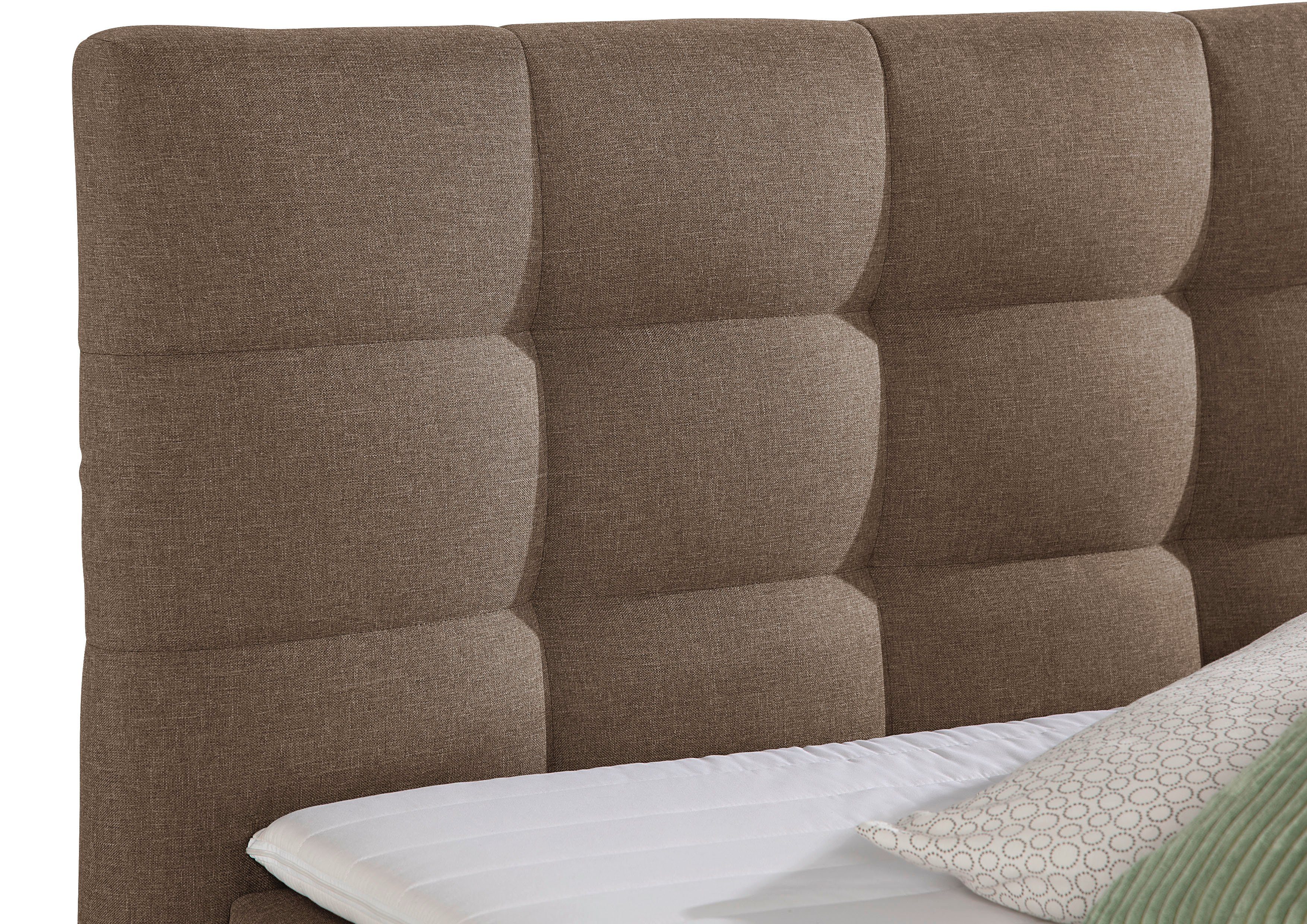 Home affaire Boxspring Moulay incl. topmatras, in extra lang 220 cm, 3 hardheden, ook in h4