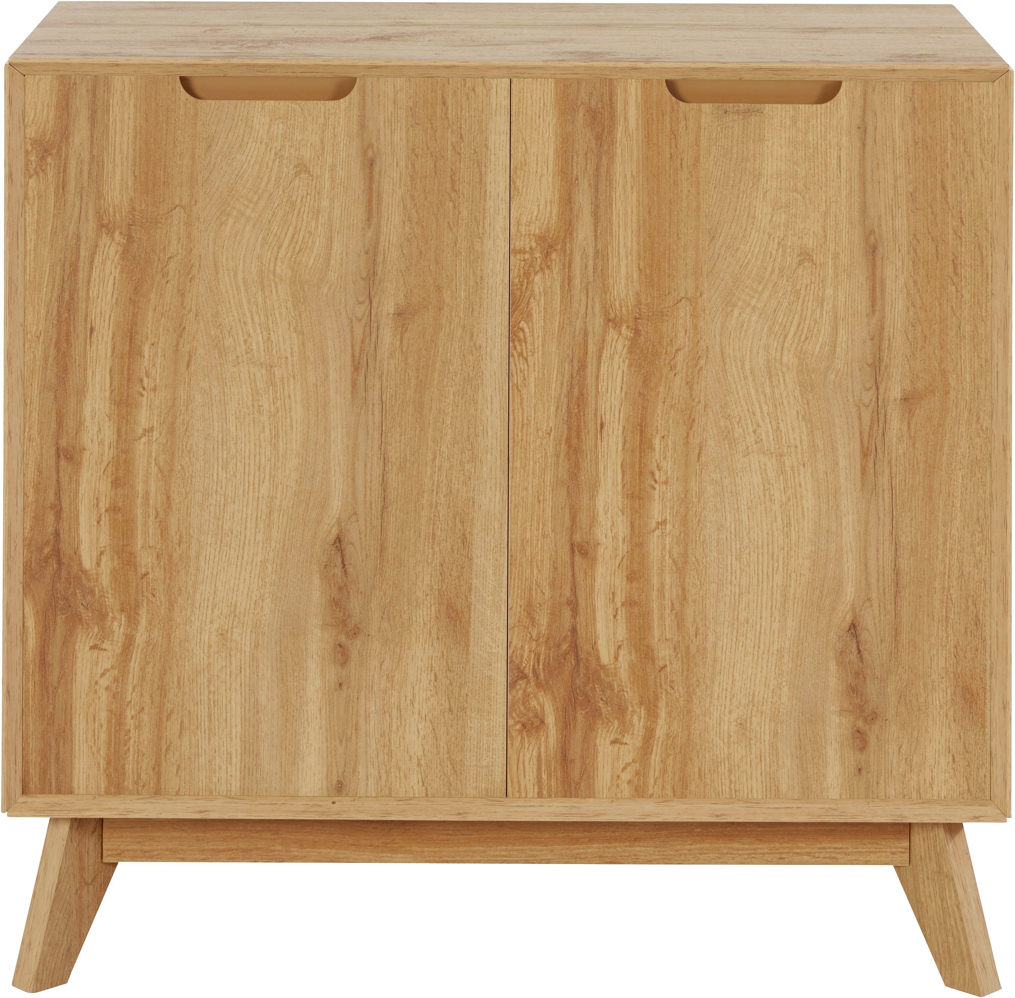 andas Dressoir Pandrup Commode met 2 deuren en 2 verstelbare inlegplanken, B:80 cm, H:75 cm