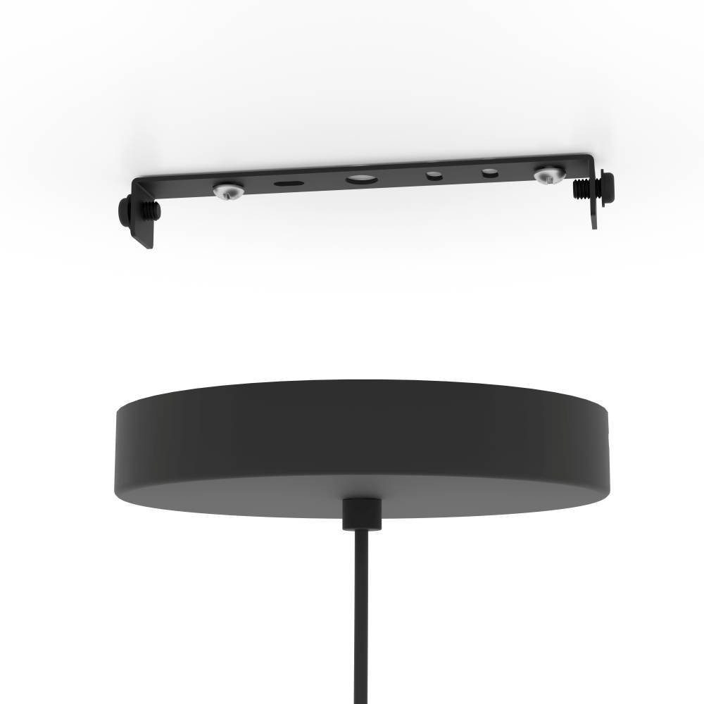EGLO Hanglamp GINESTRONE-Z Metalen hanglamp, ZigBee, app en spraakbesturing Alexa, RGB, dimbaar (1 stuk)
