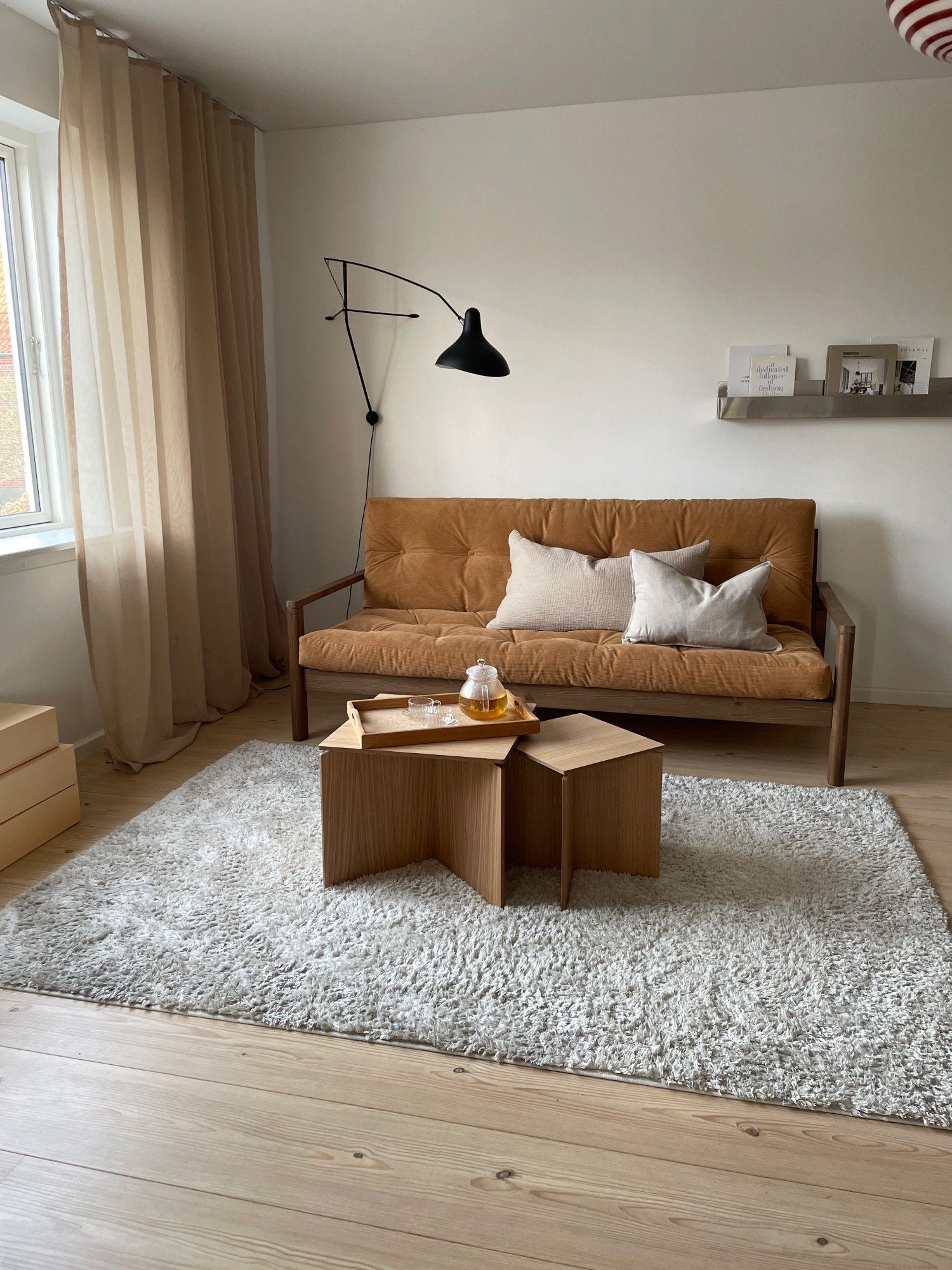 Karup Slaapbank Knob met futonmatras, verschillende kleuren, fsc®-gecertificeerd, dennenhout