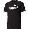 puma t-shirt logo tee zwart