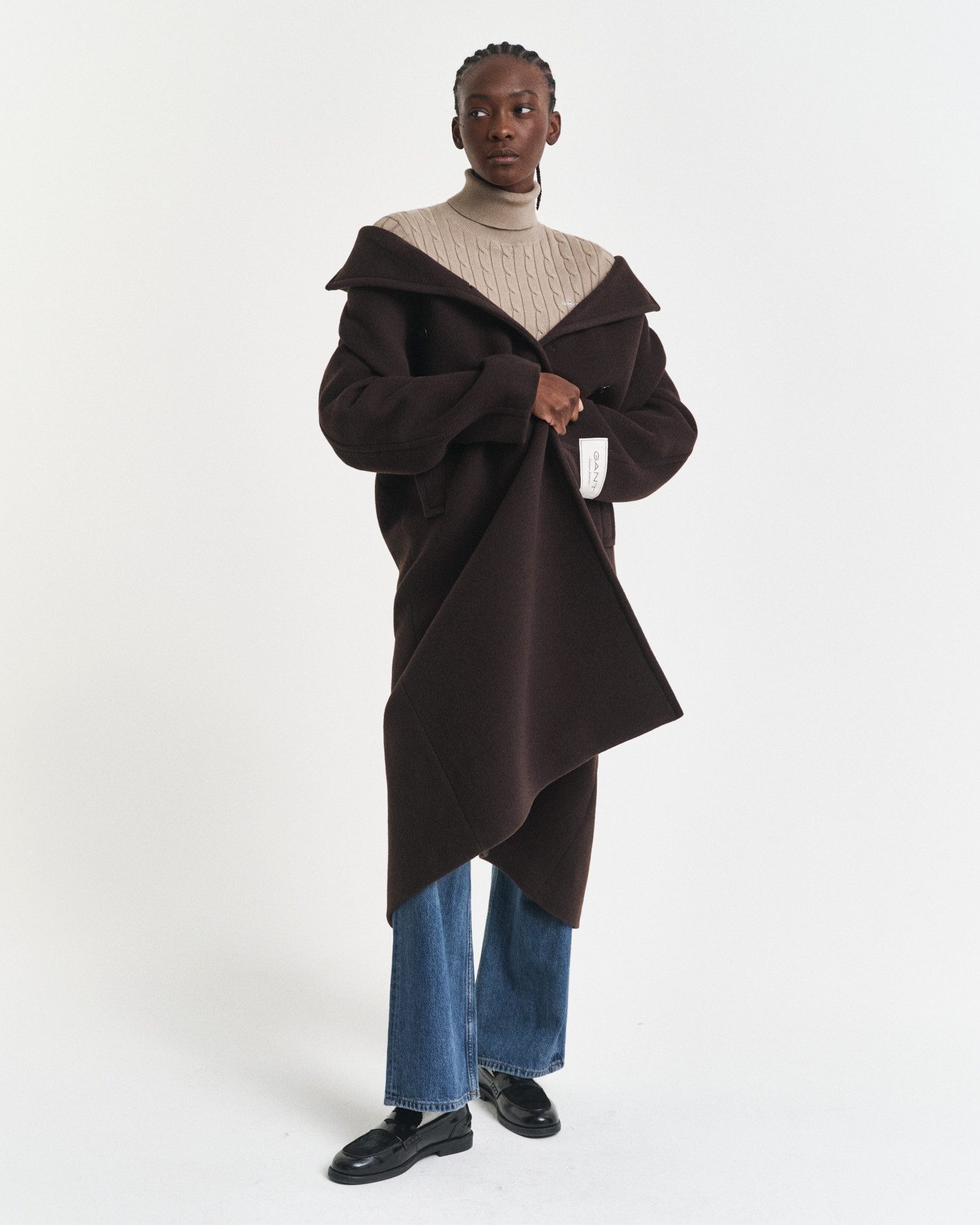 Gant Coltrui STRETCH COTTON CABLE TURTLENECK