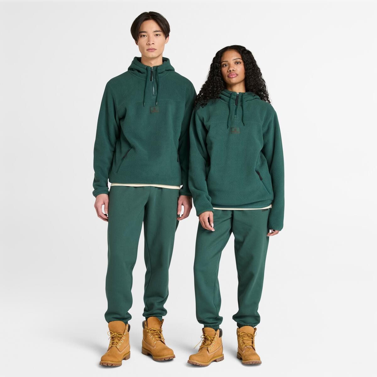 Timberland Hoodie Silicon Badge Polar Fleece Hoodie (1-delig)