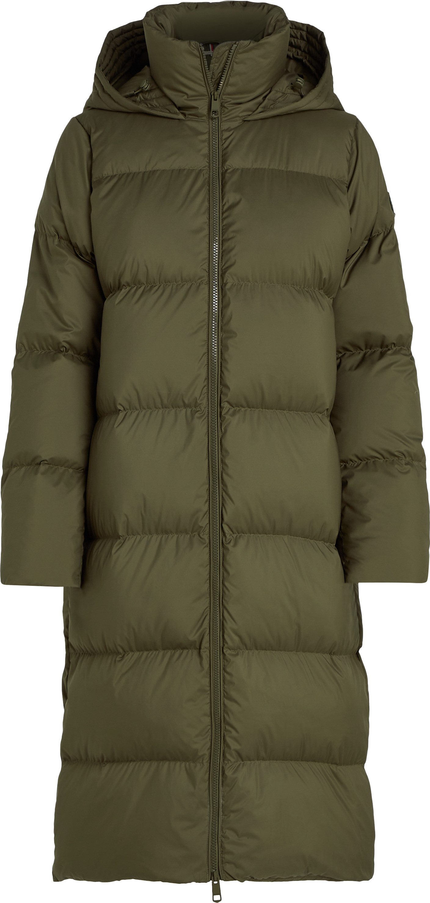 Tommy Hilfiger Lange jas met gestempeld logo