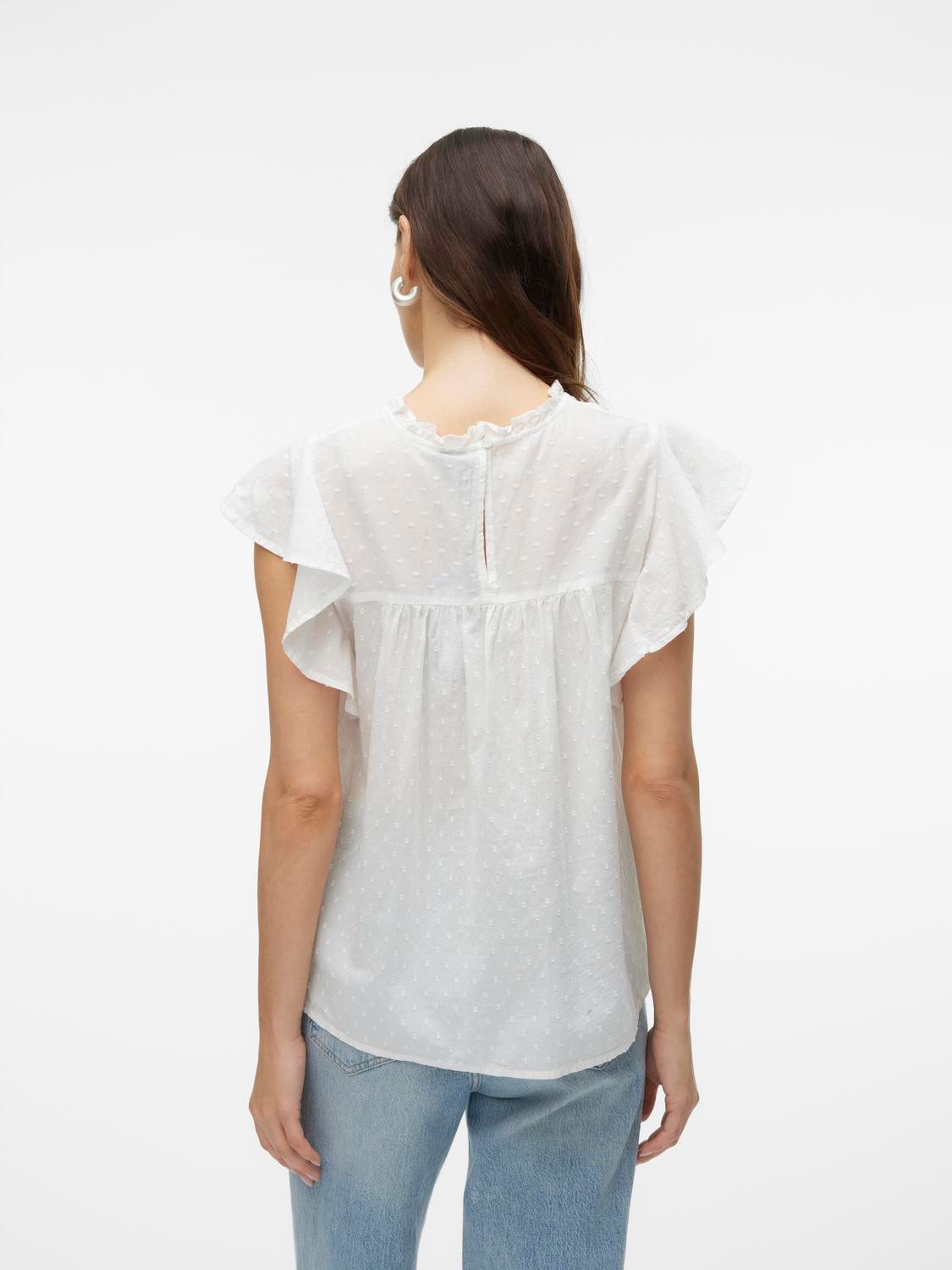 Vero Moda Shirt VMTRINE SL LACE TOP WVN NOOS