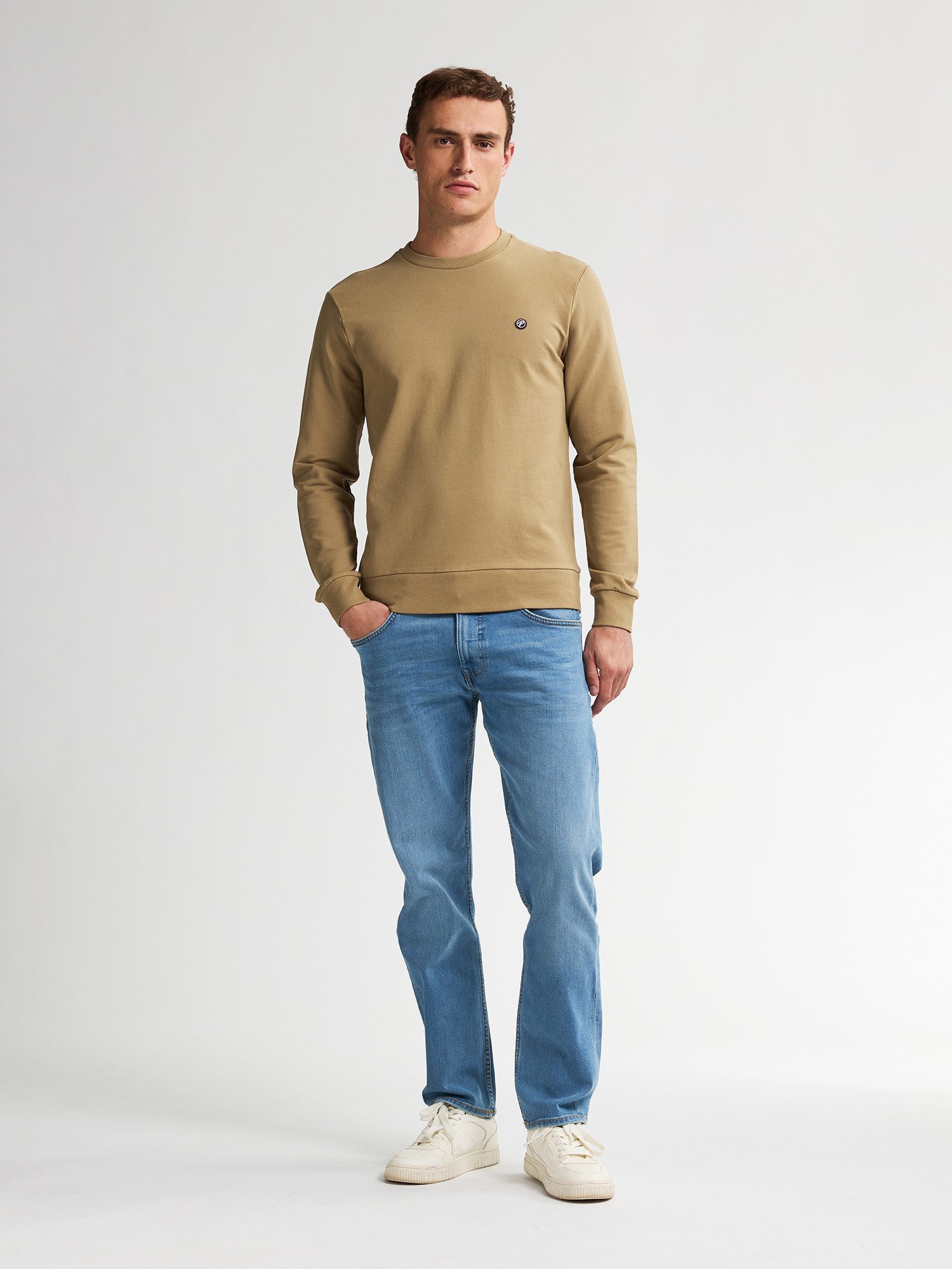Petrol Industries Sweatshirt met geborduurd logo
