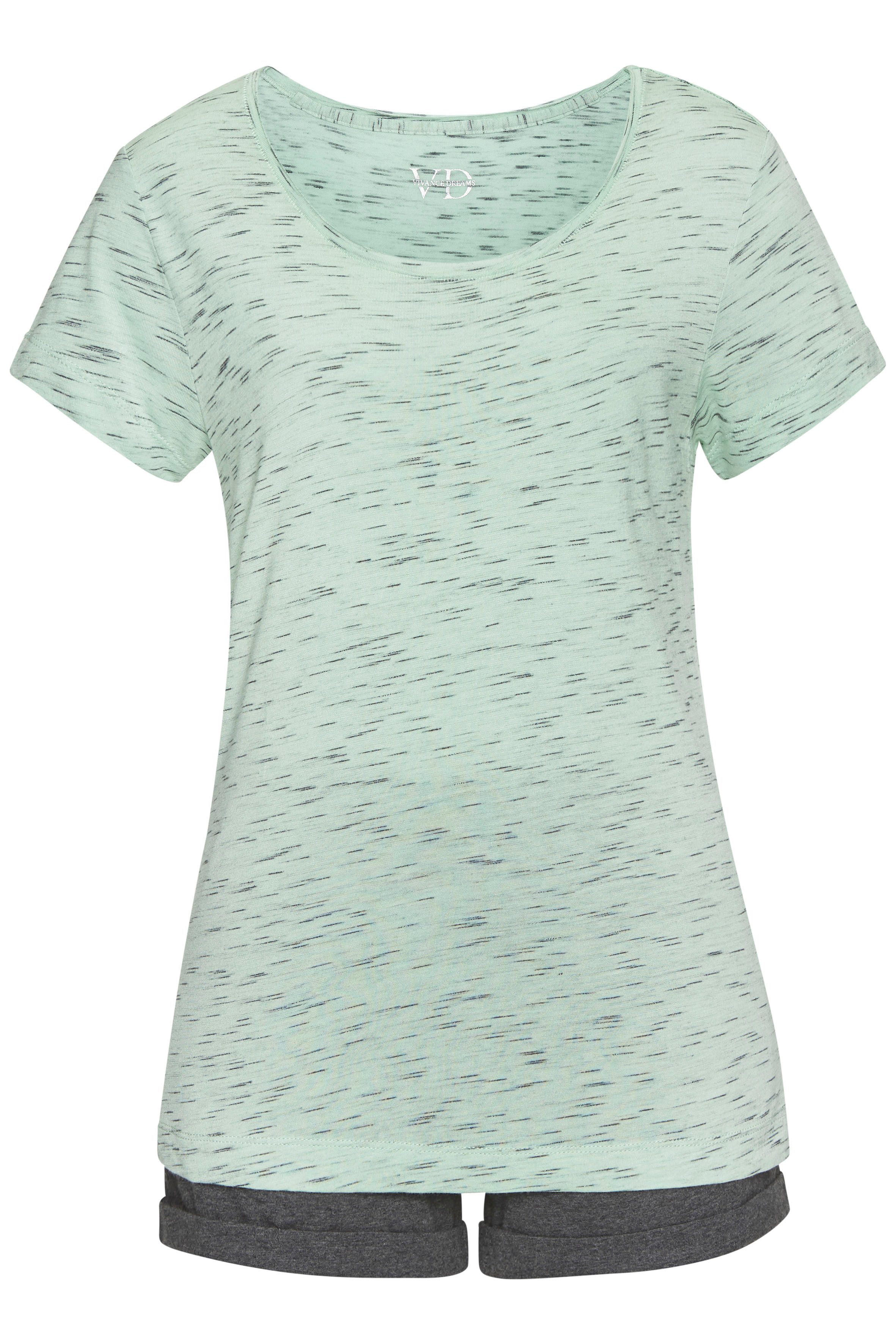 Vivance Dreams Shortama Met mooi mêlee-effect (2-delig)