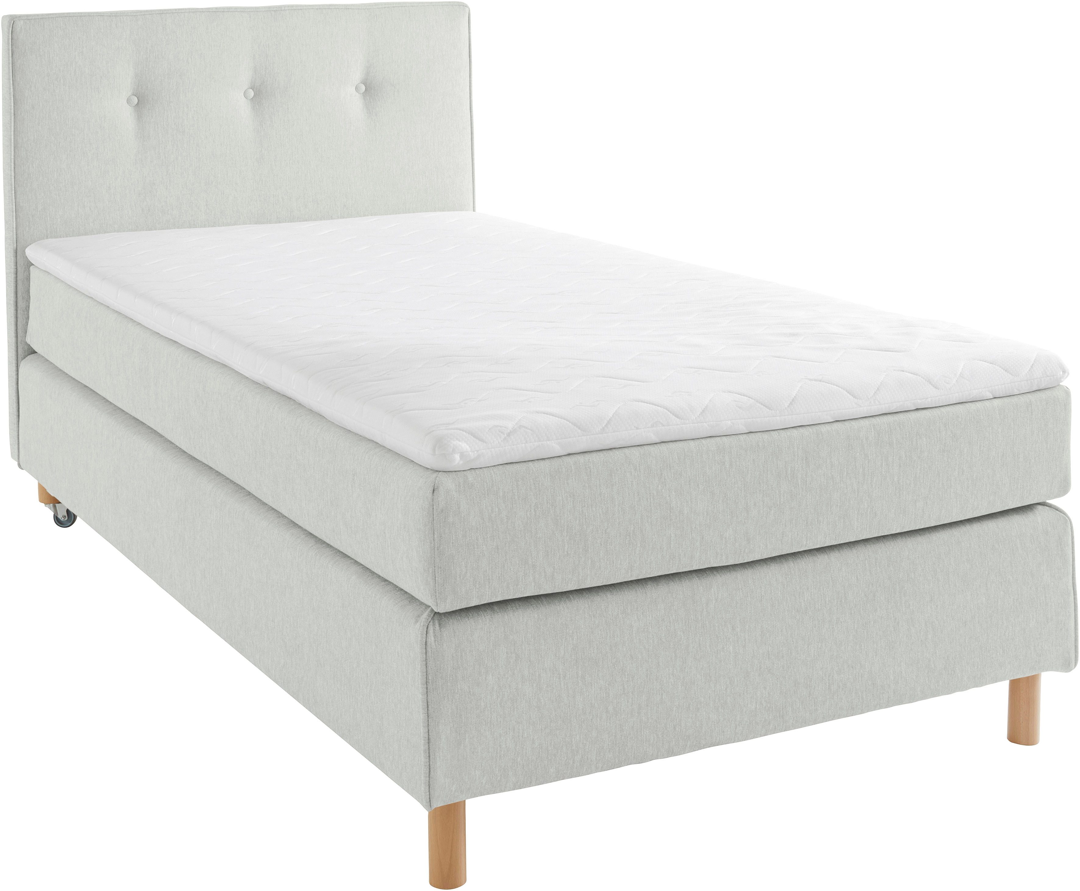 Home affaire Boxspring Heimatblick 100x200cm naar wens uitbreidbaar naar dubbel- en familiebest