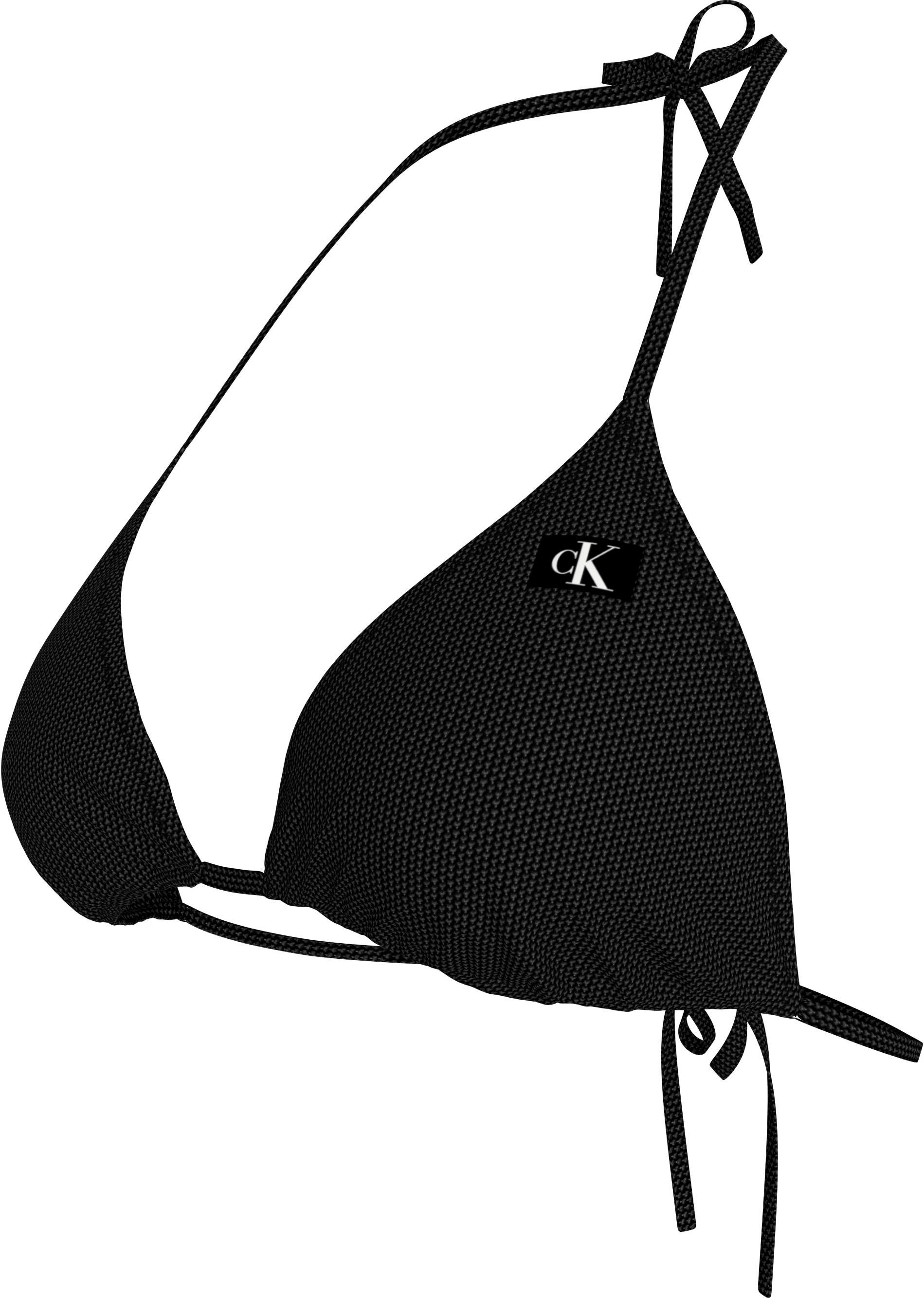 Calvin Klein Swimwear Triangel-bikinitop TRIANGLE RP met ck-logoprint