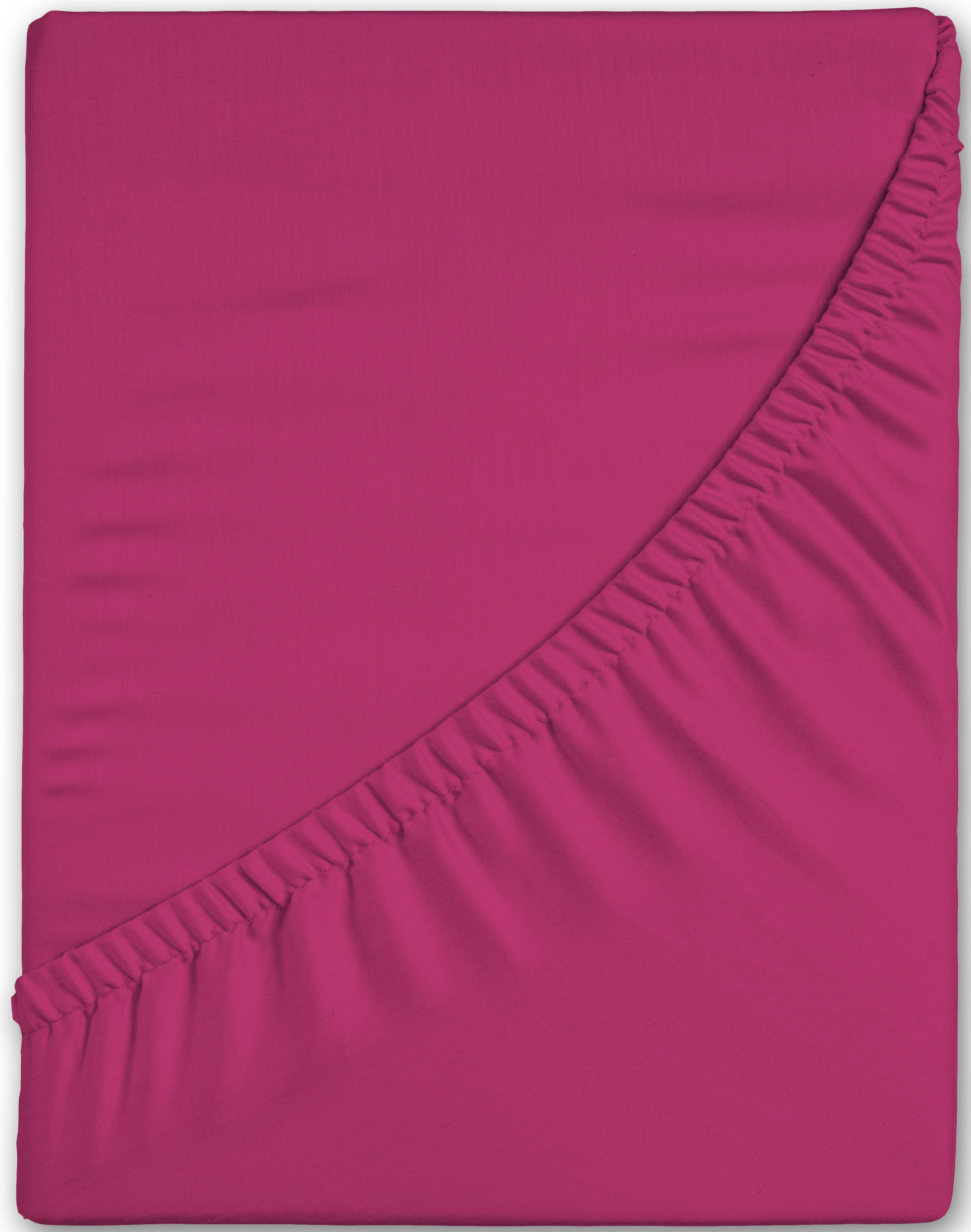 good morning Hoeslaken Jersey Spannbettlaken 100% katoen, jersey, volledige elastiek, tot 25 cm hoogte, 90/100x200, wit (1 stuk)