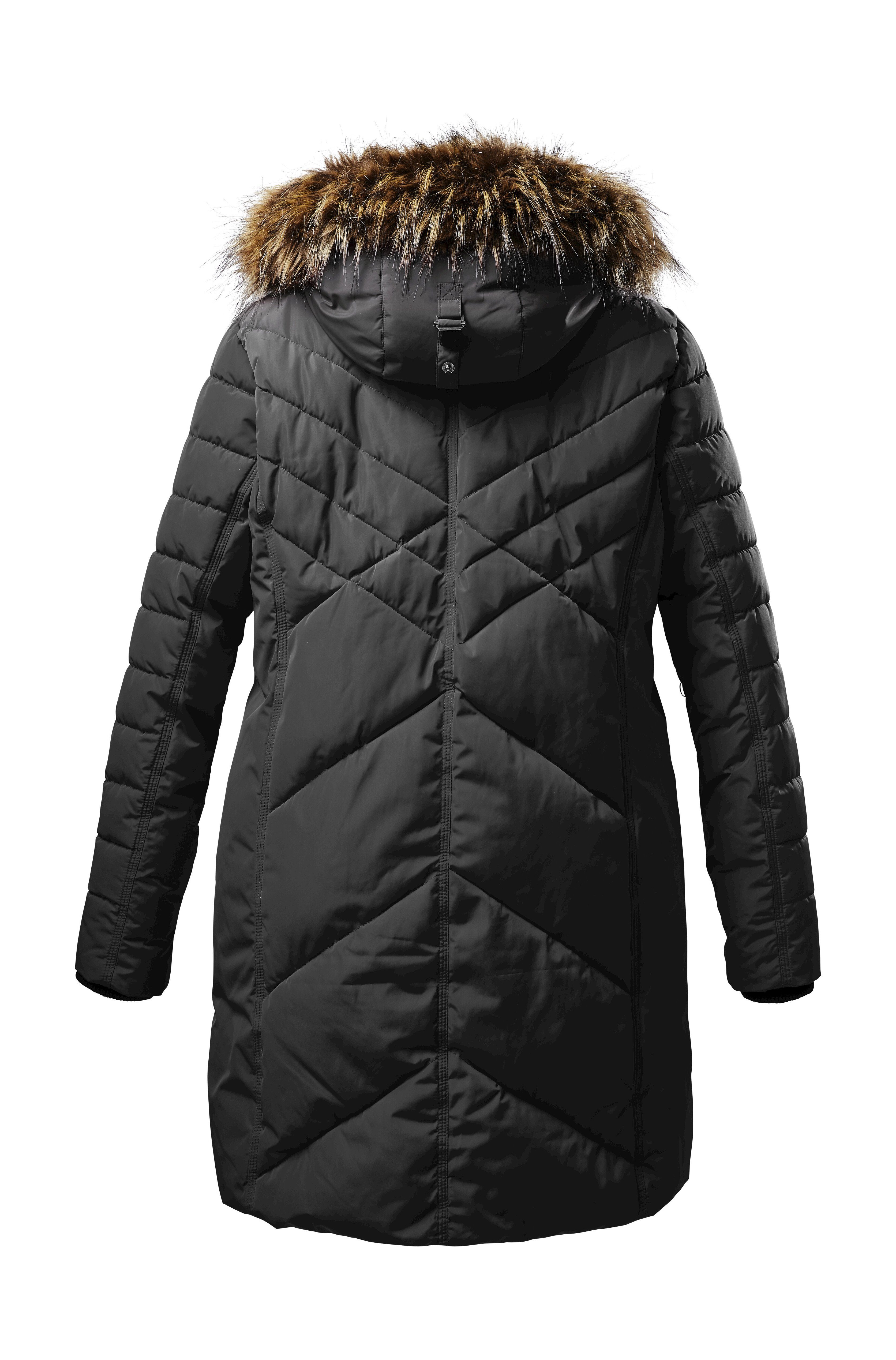STOY Gewatteerde jas WMN Quilted PRK D STOY parka: afneembare capuchon, warm, ademend, waterafstotend