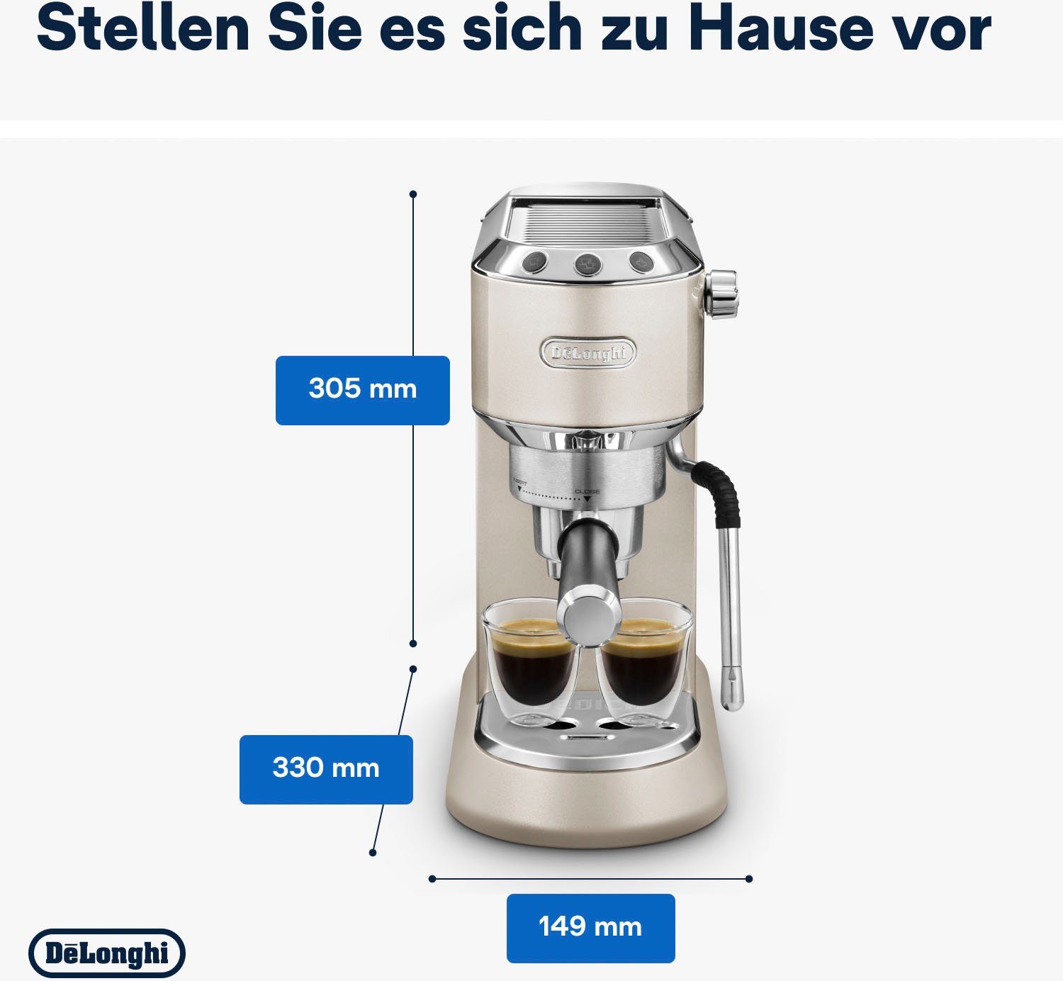 De'Longhi Espressomachine Dedica Arte EC885.BG