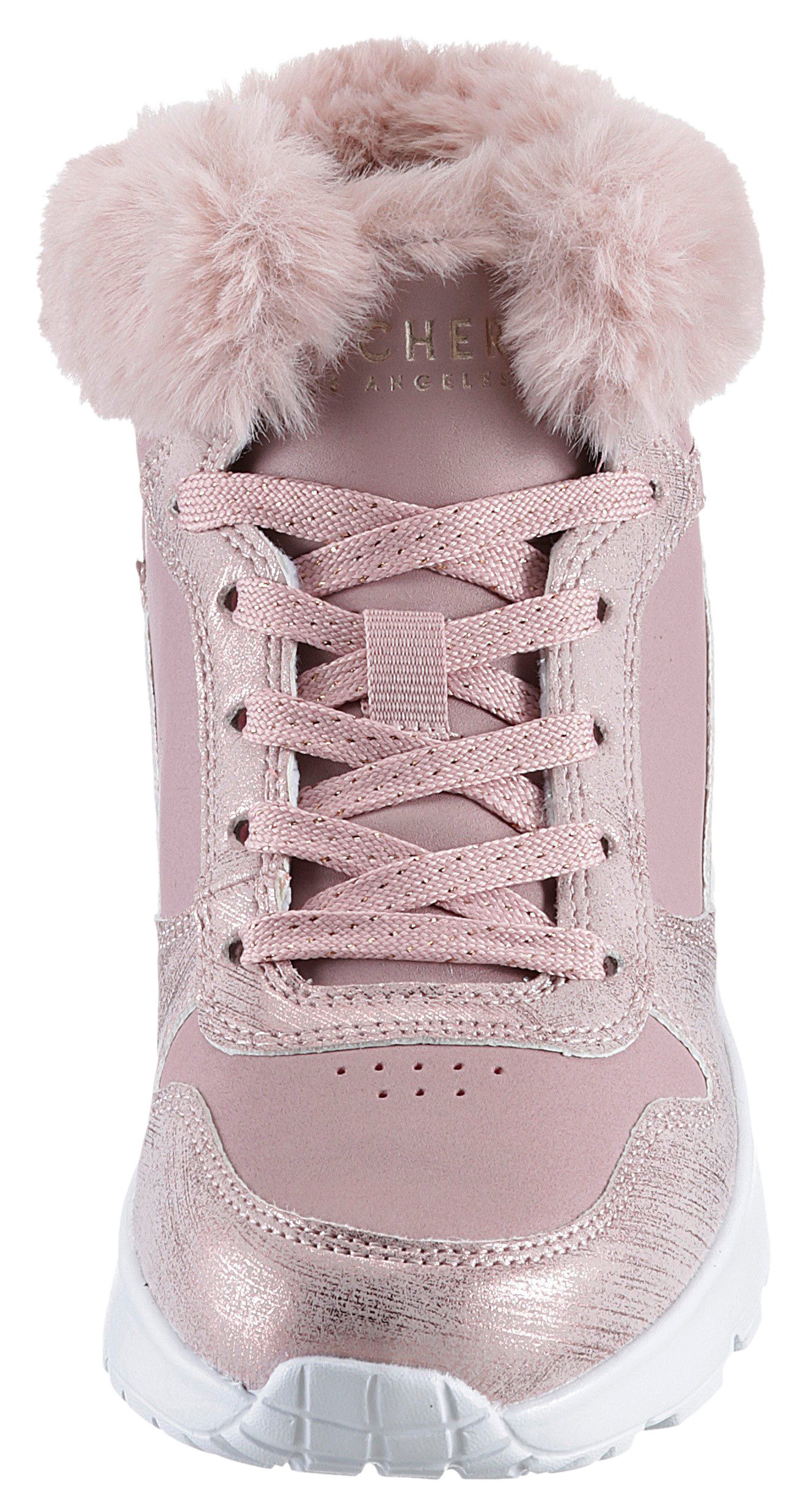 Skechers Sneakers Uno Lite - Comfurt Collar , veterschoenen, winterlaarzen, high top sneaker met verwarmende voering