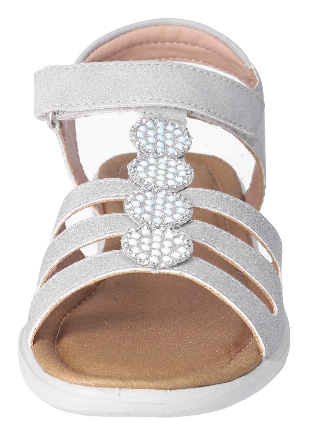 Ricosta Sandalen Ana WMS: gemiddeld , sandaal met klittenbandsluiting en glitter, maat sjabloon te downloaden