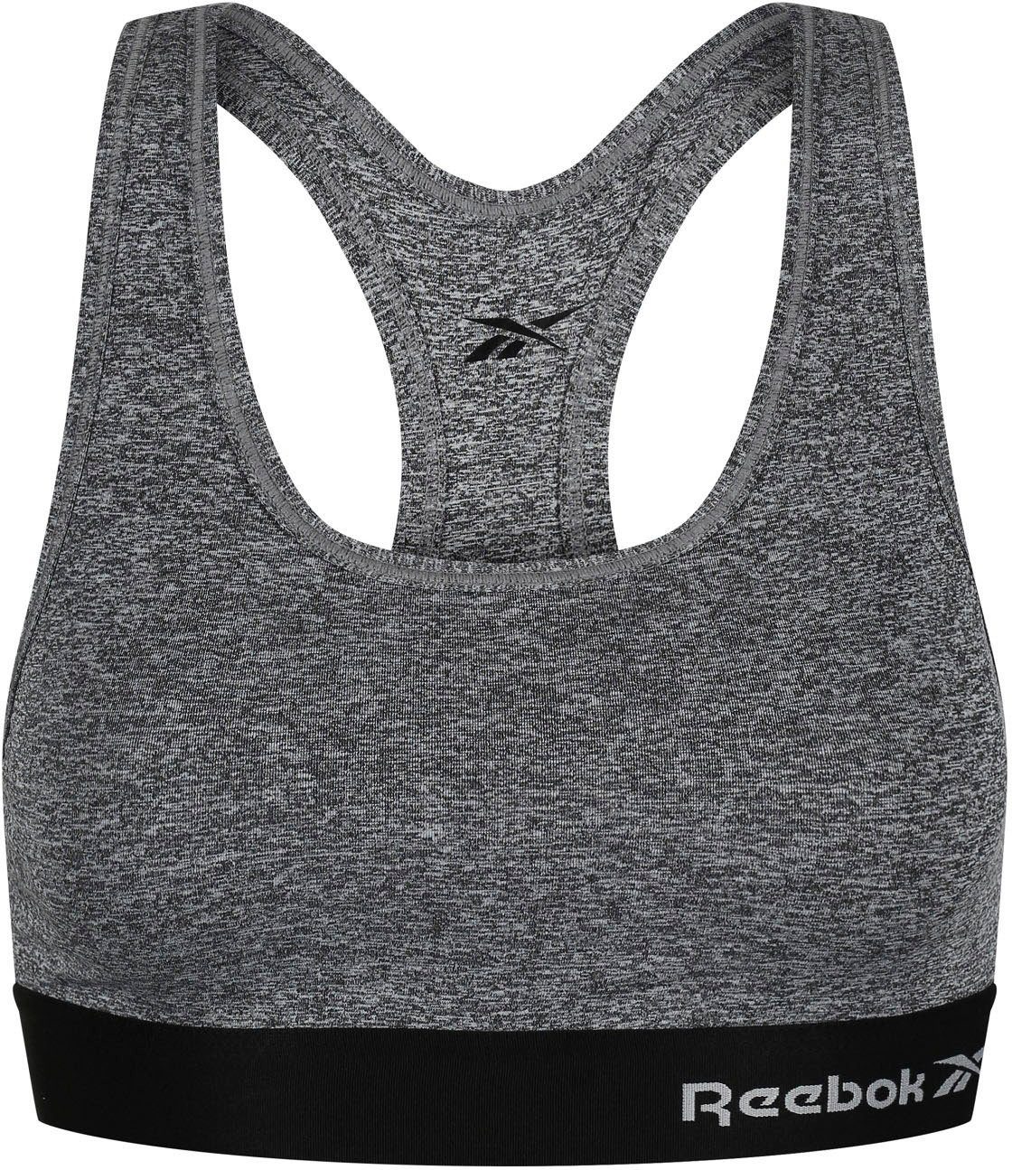 Reebok Bustier Simone rekbare bh met logo-opdruk