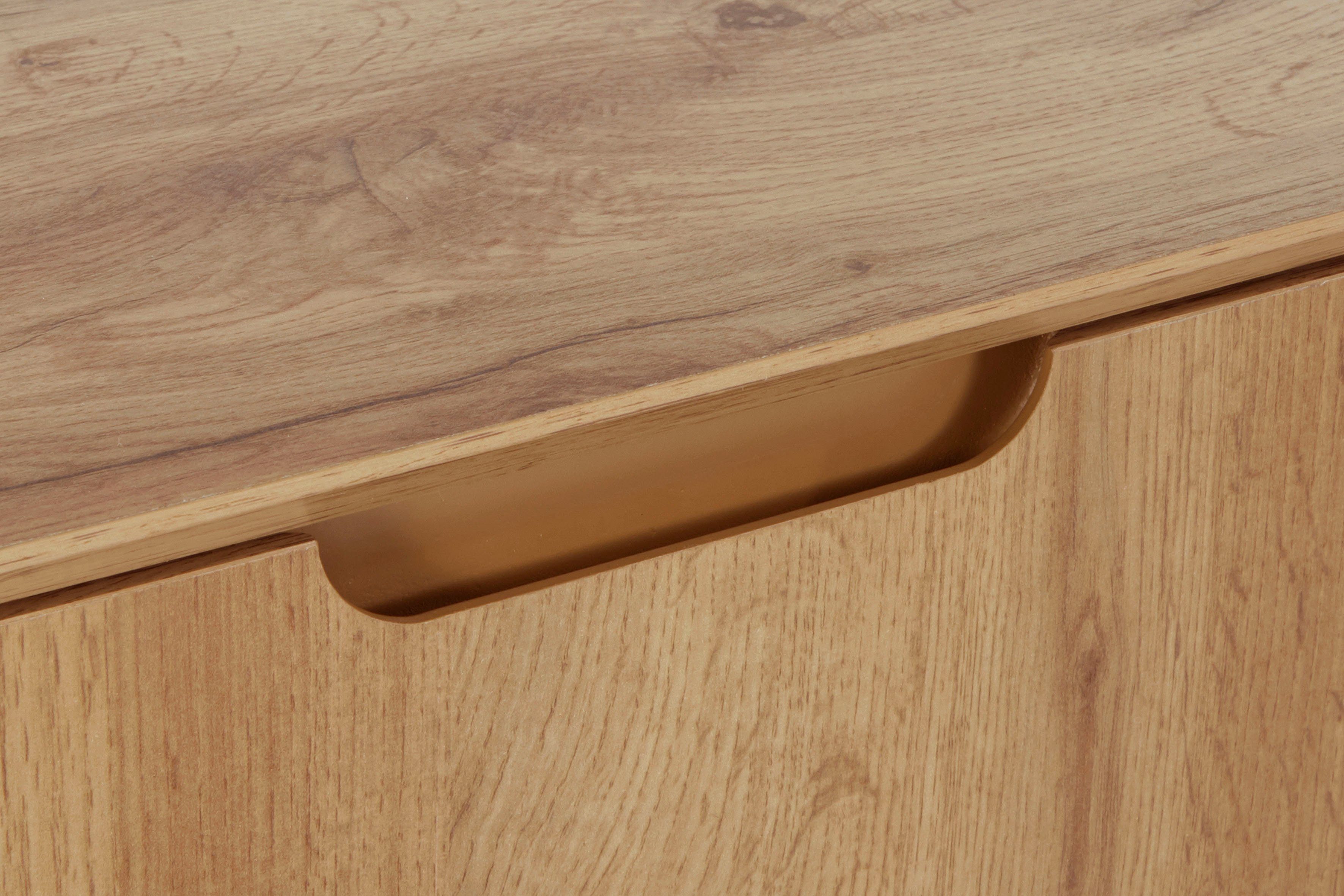 andas Dressoir Pandrup met 3 laden en 2 verstelbare planken, b: 120 cm, h: 75 cm