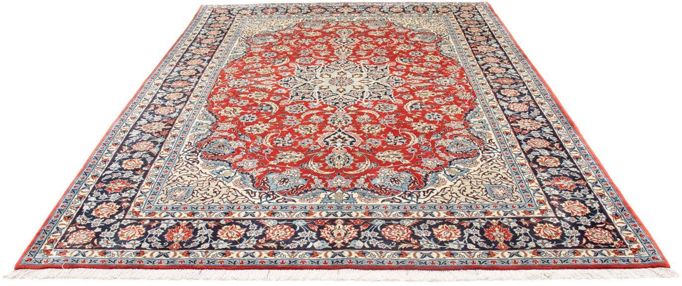 morgenland Wollen kleed Najafabad medaillon rosso 300 x 207 cm Uniek exemplaar met certificaat