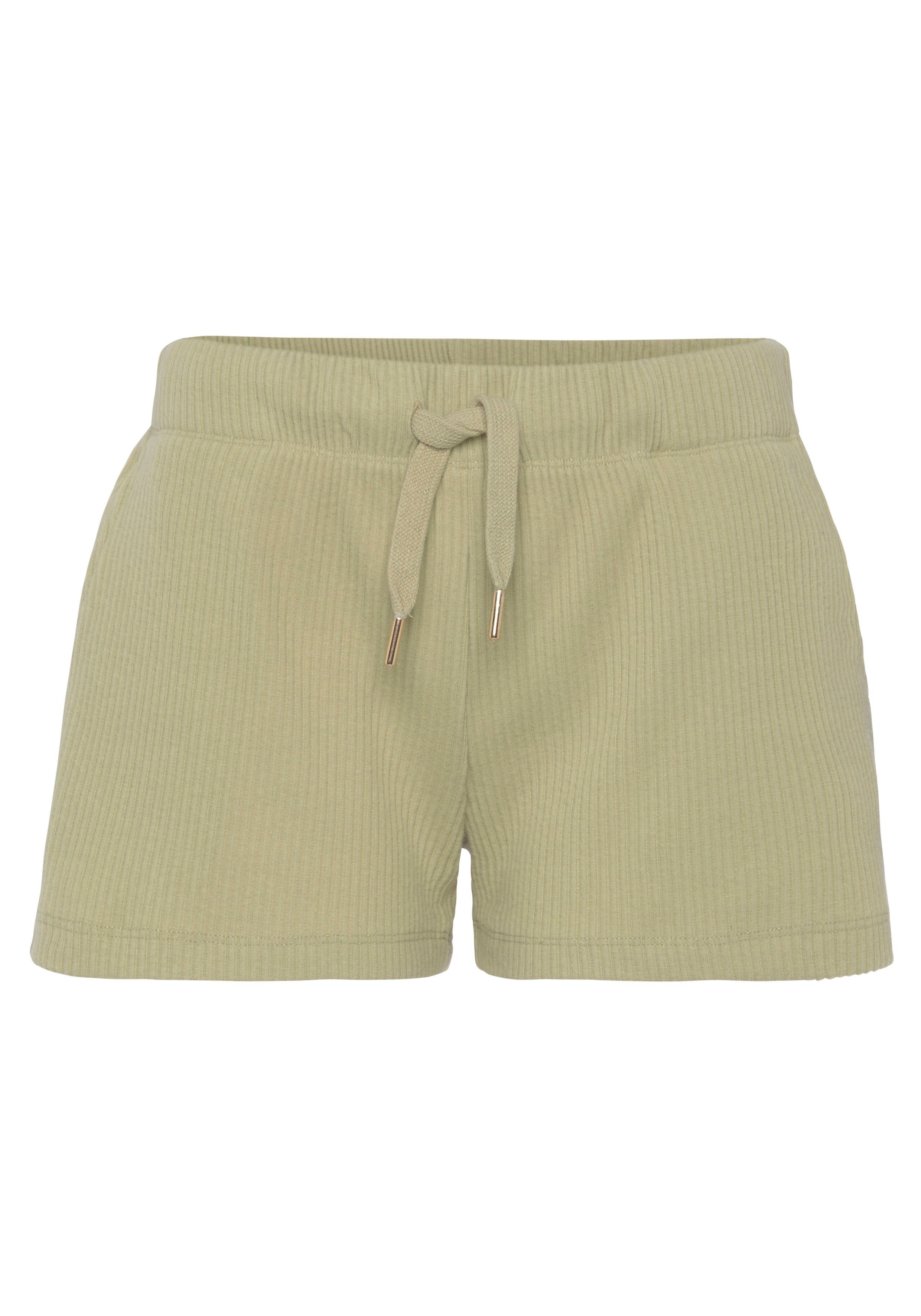s.Oliver RED LABEL Beachwear Sweatshort - Korte broek in geribde stof Korte broek van ribkwaliteit met zijzakken, loungewear