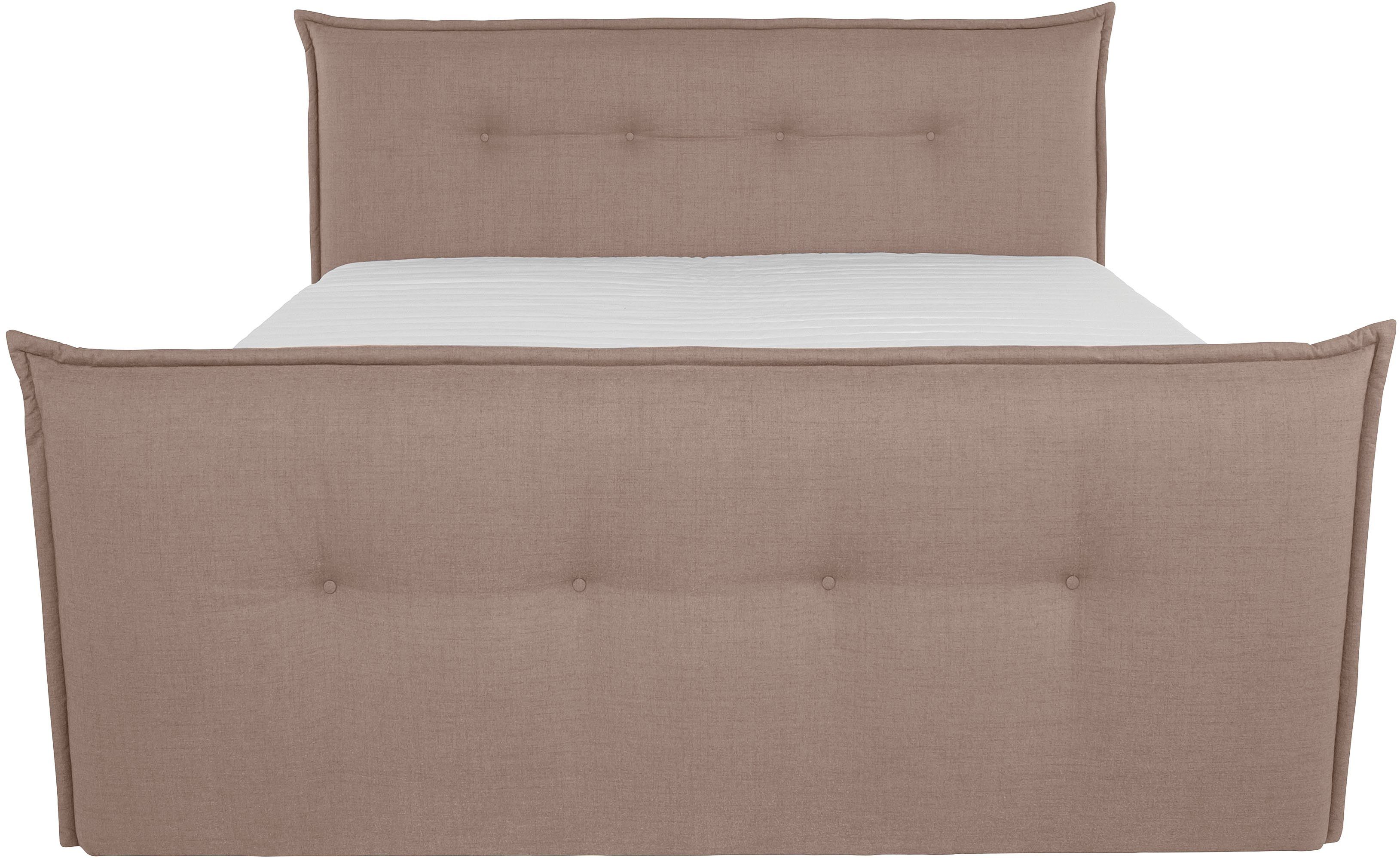 andas Boxspring Lichtgewicht inclusief voetbord, bedkist & topmatras, in 4 breedten en 2 hardheden