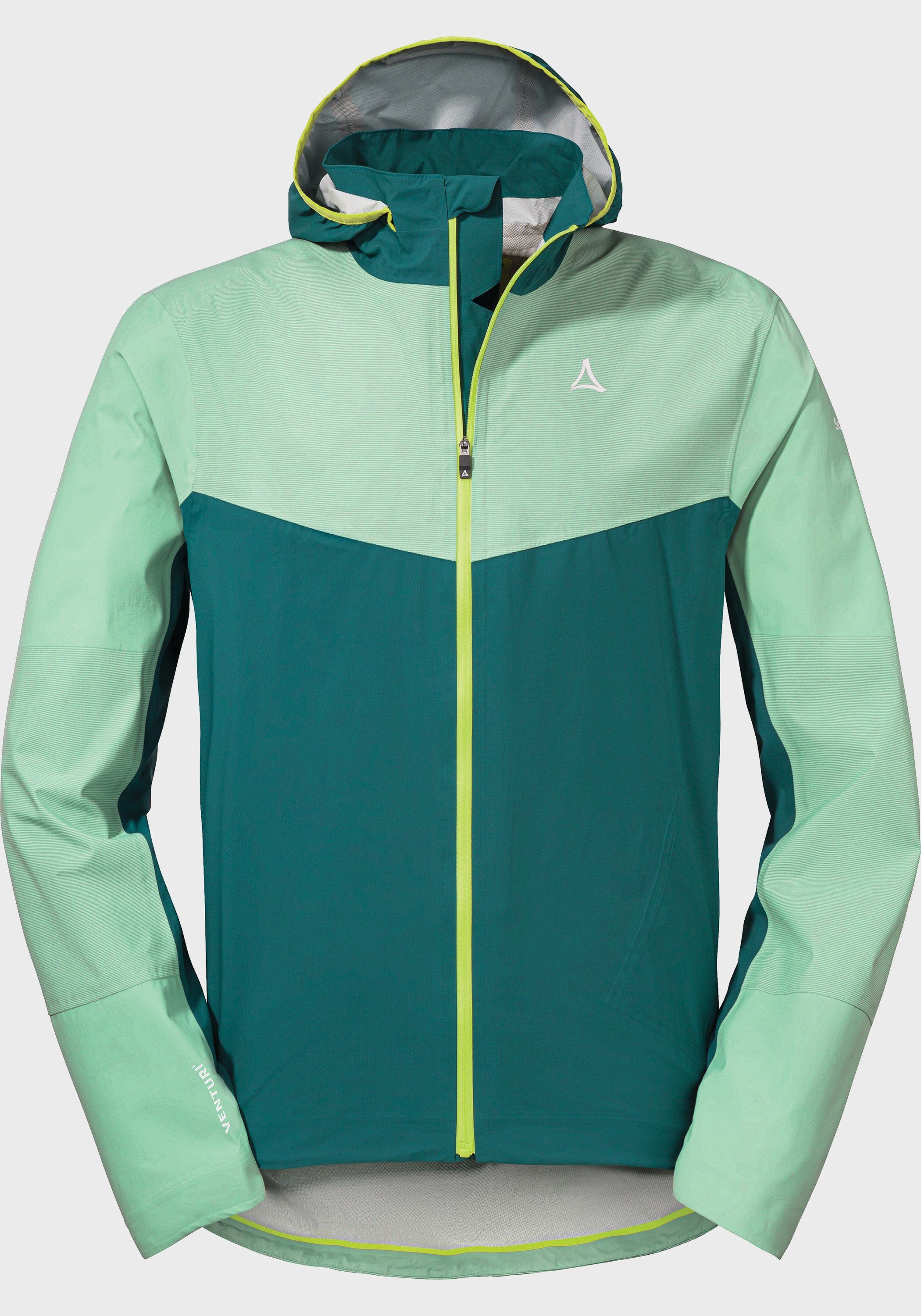 Schöffel Regenjack 2.5L Jacket Epic Trail M heren wandelen & outdoor maat 50 groen