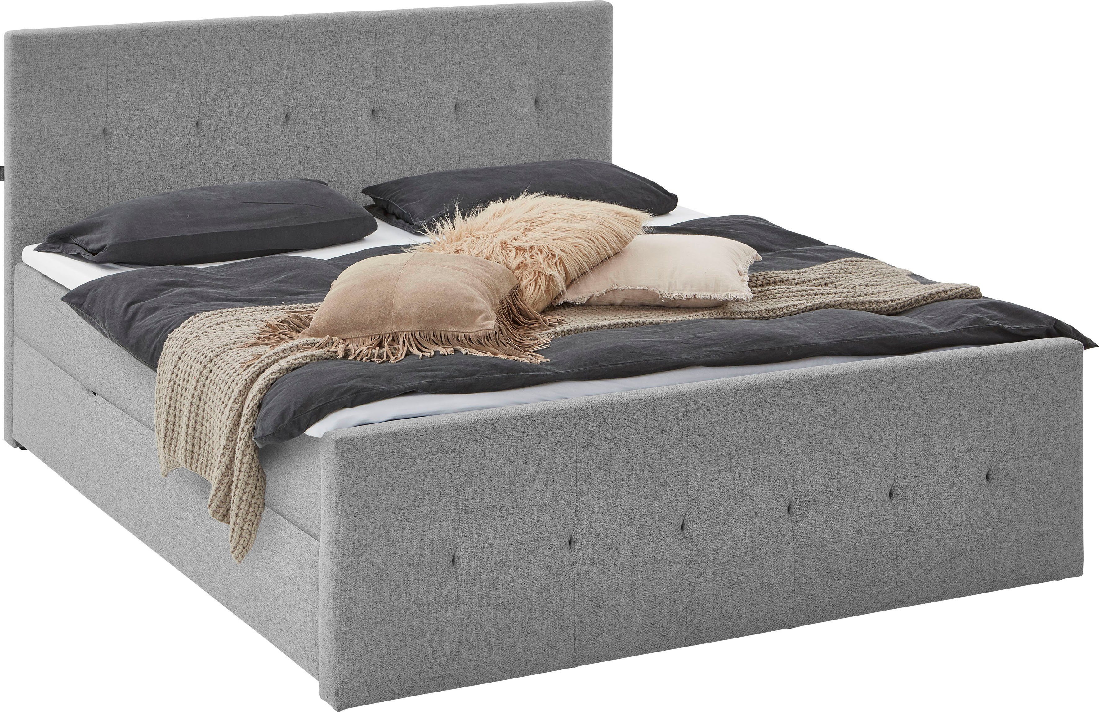 INOSIGN Boxspring Tessaja 180 x 200 cm, met bedkist, incl. topmatras