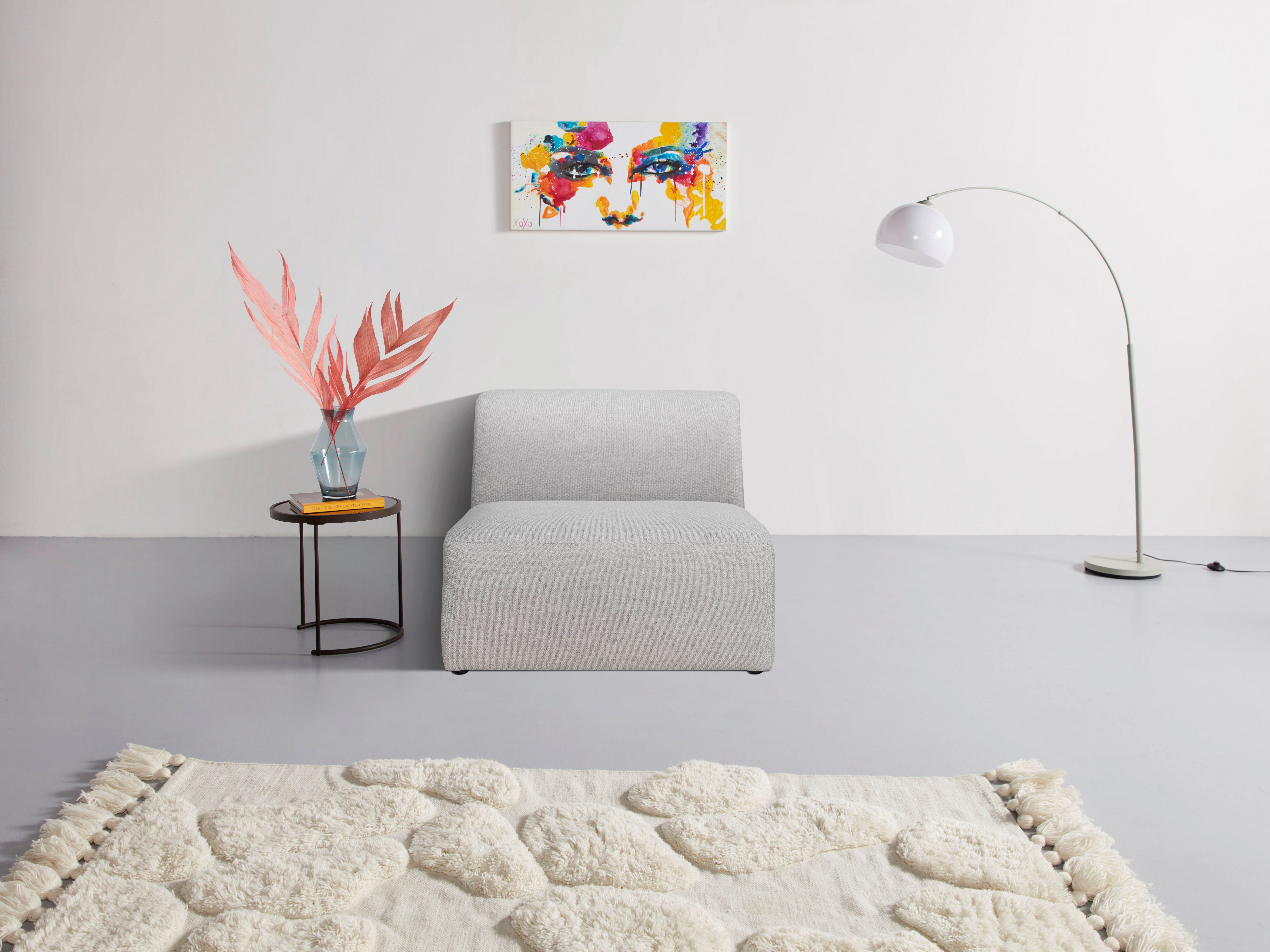 INOSIGN Bank-middenelement Koa, zitbankmodule, passend bij de KOA serie, bruin, modulaire banken