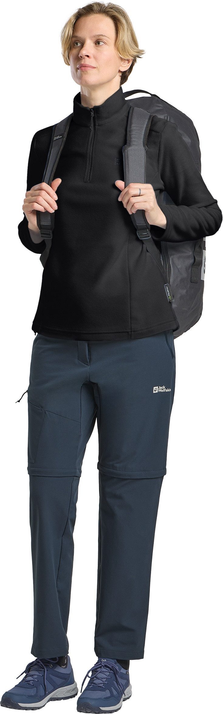 Jack Wolfskin Trui met staande kraag TAUNUS HZ W