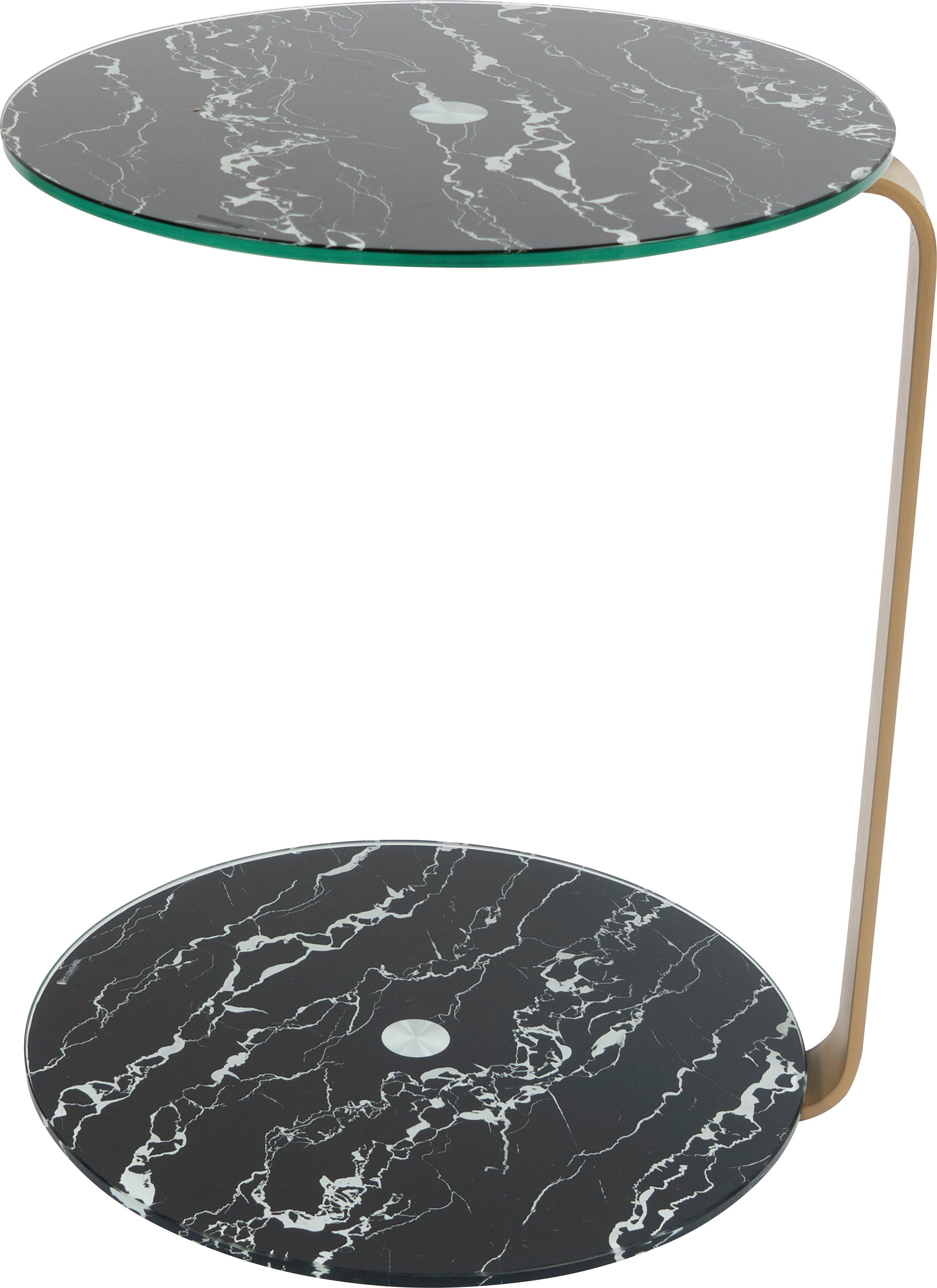 Kayoom Bijzettafel Quentin 525, sofa-bijzettafel, met metalen frame Onderstel ook als legplank, elegante vorm en verschillende kleurvarianten (1 stuk)