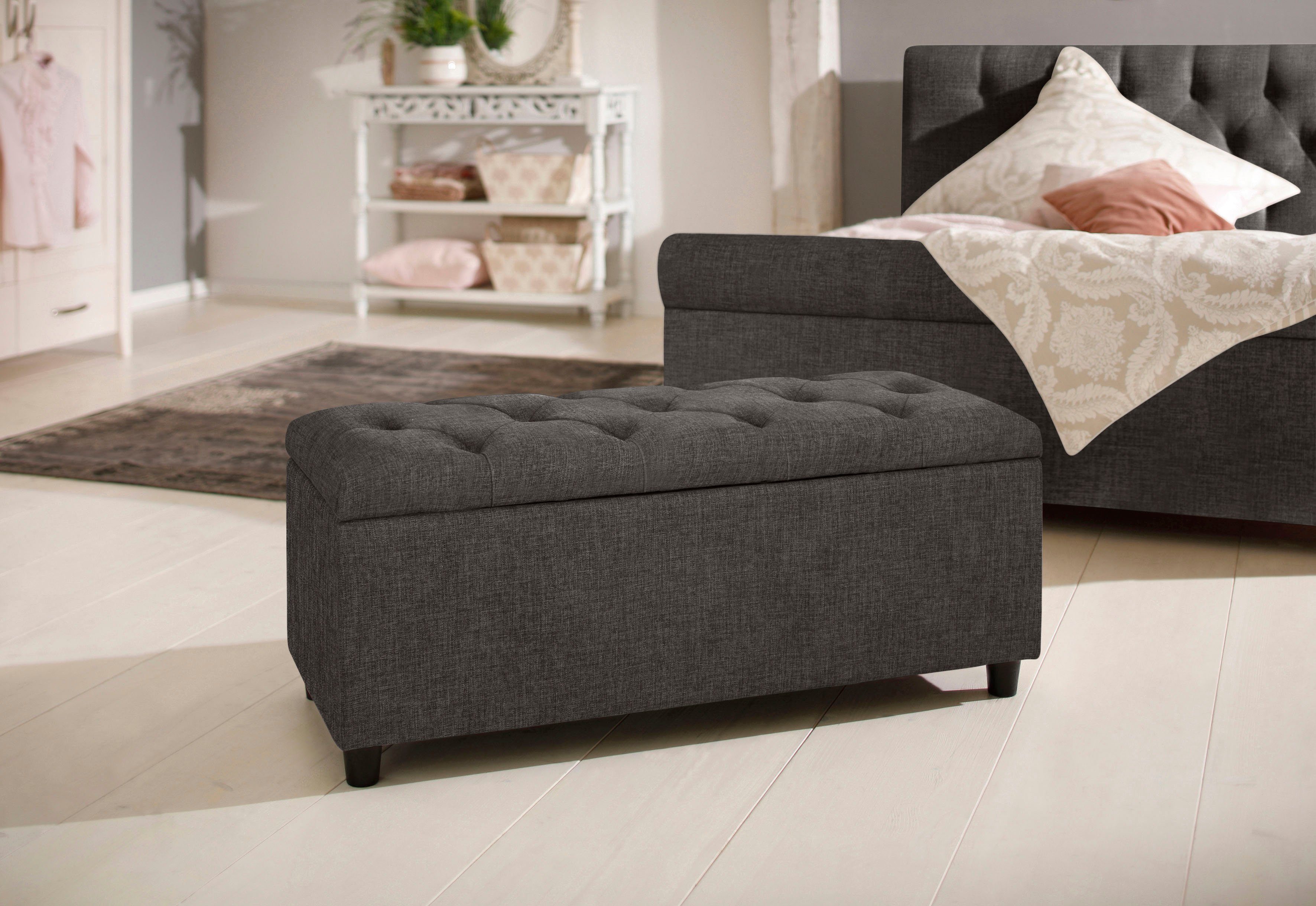 Home affaire Bank Goronna in 5 kleuren, zithoogte 41,5 cm, ook als garderobebank geschikt