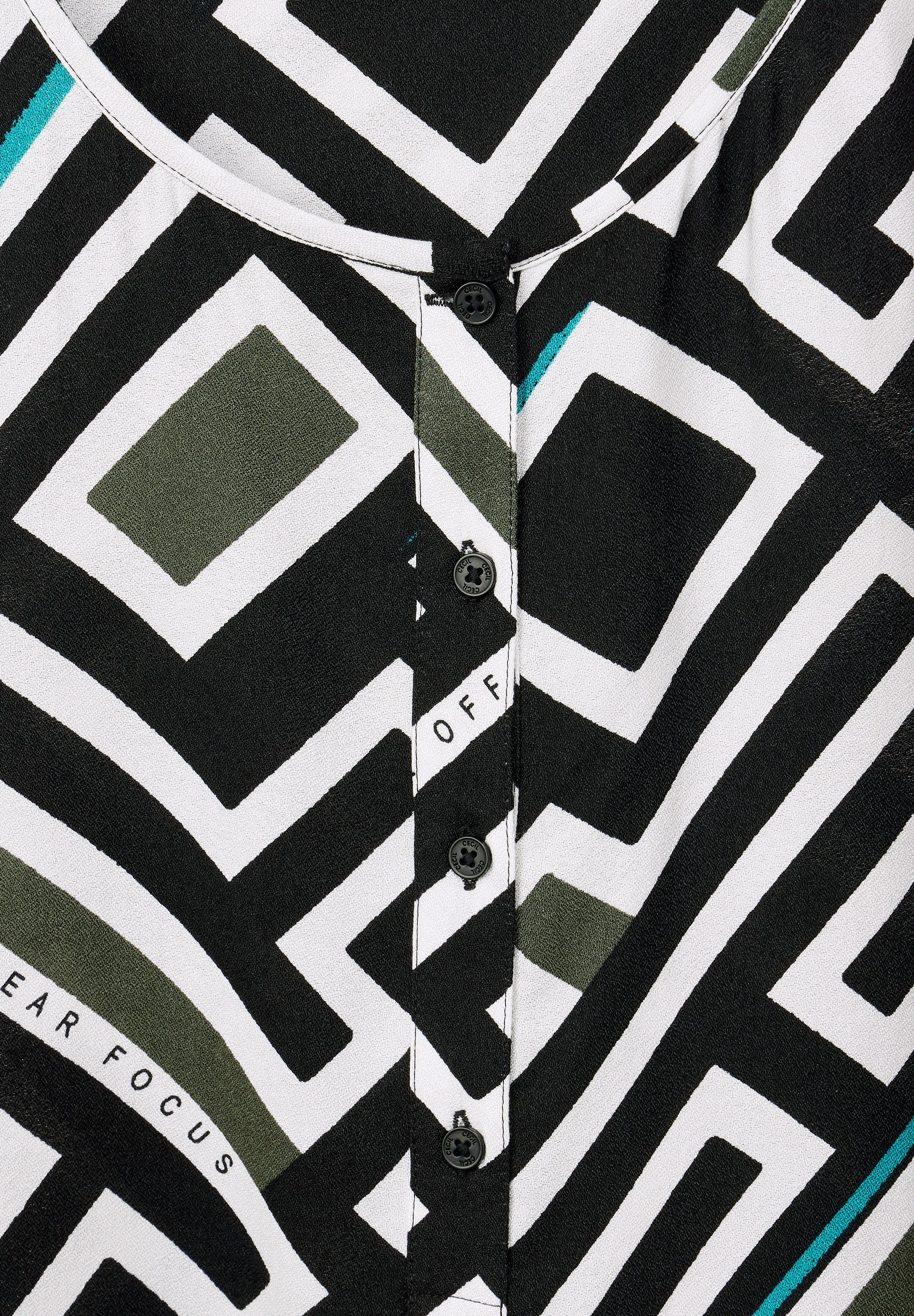 Cecil Blouse met lange mouwen met all-over print