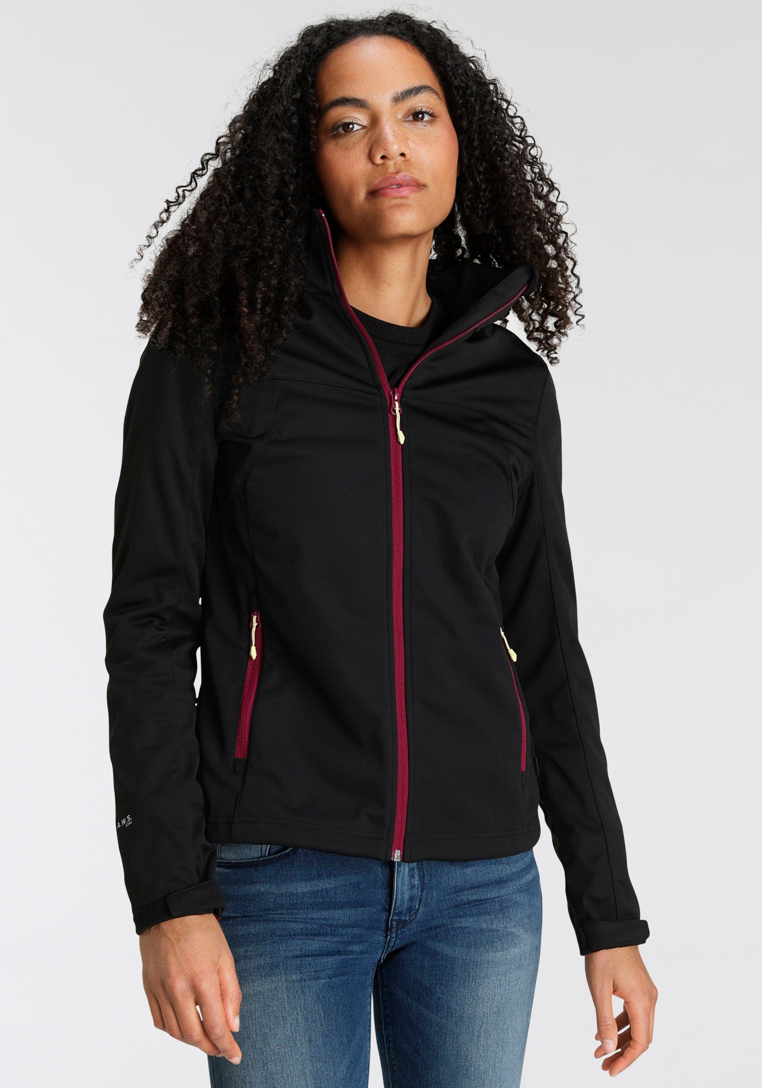 Icepeak Softshell-jack D SOFTSHELLJAS BOISE Waterdicht & Winddicht (1 stuk)