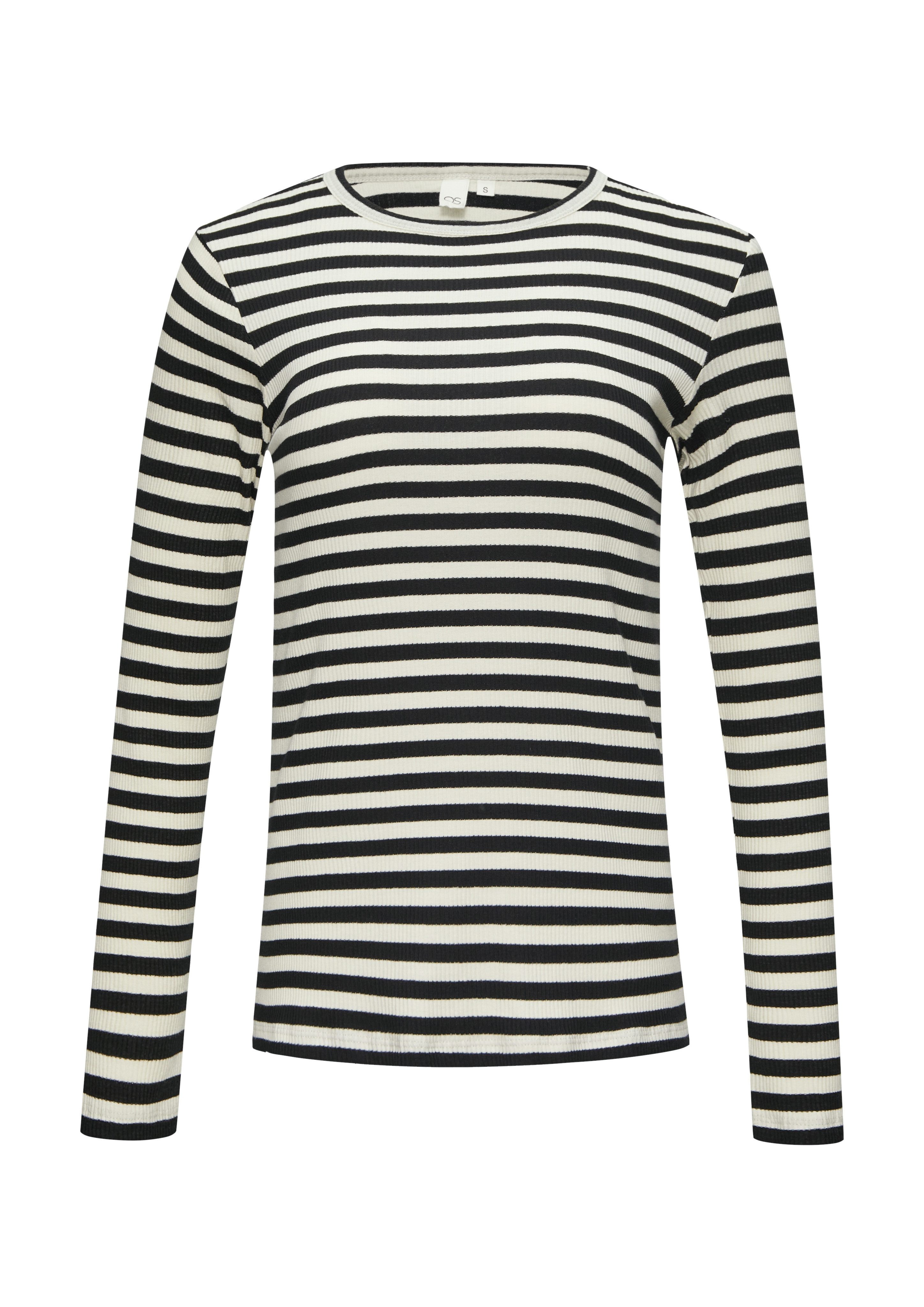 Q S designed by Shirt met lange mouwen