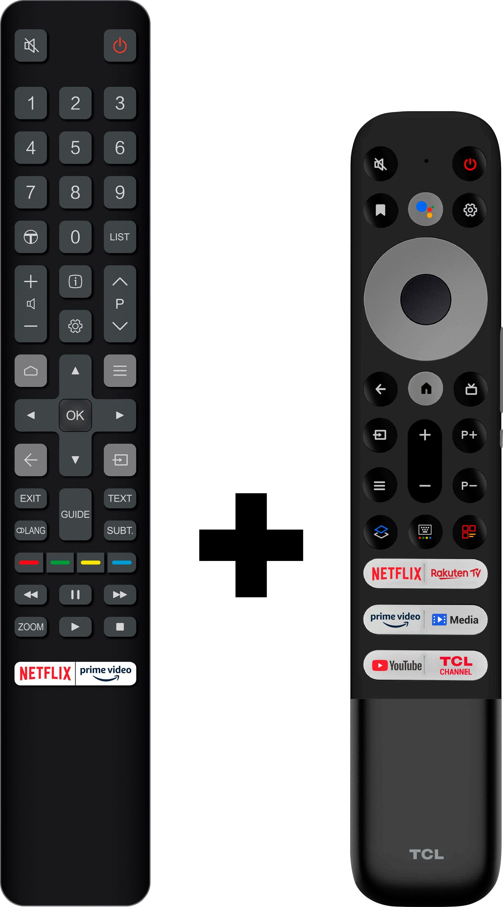TCL QLED-TV 43C735X2, 108 cm / 43", 4K Ultra HD, Smart TV - Google TV, HDR premium, Dolby Atmos, HDMI 2.1, metalen kast, ONKYO-geluid