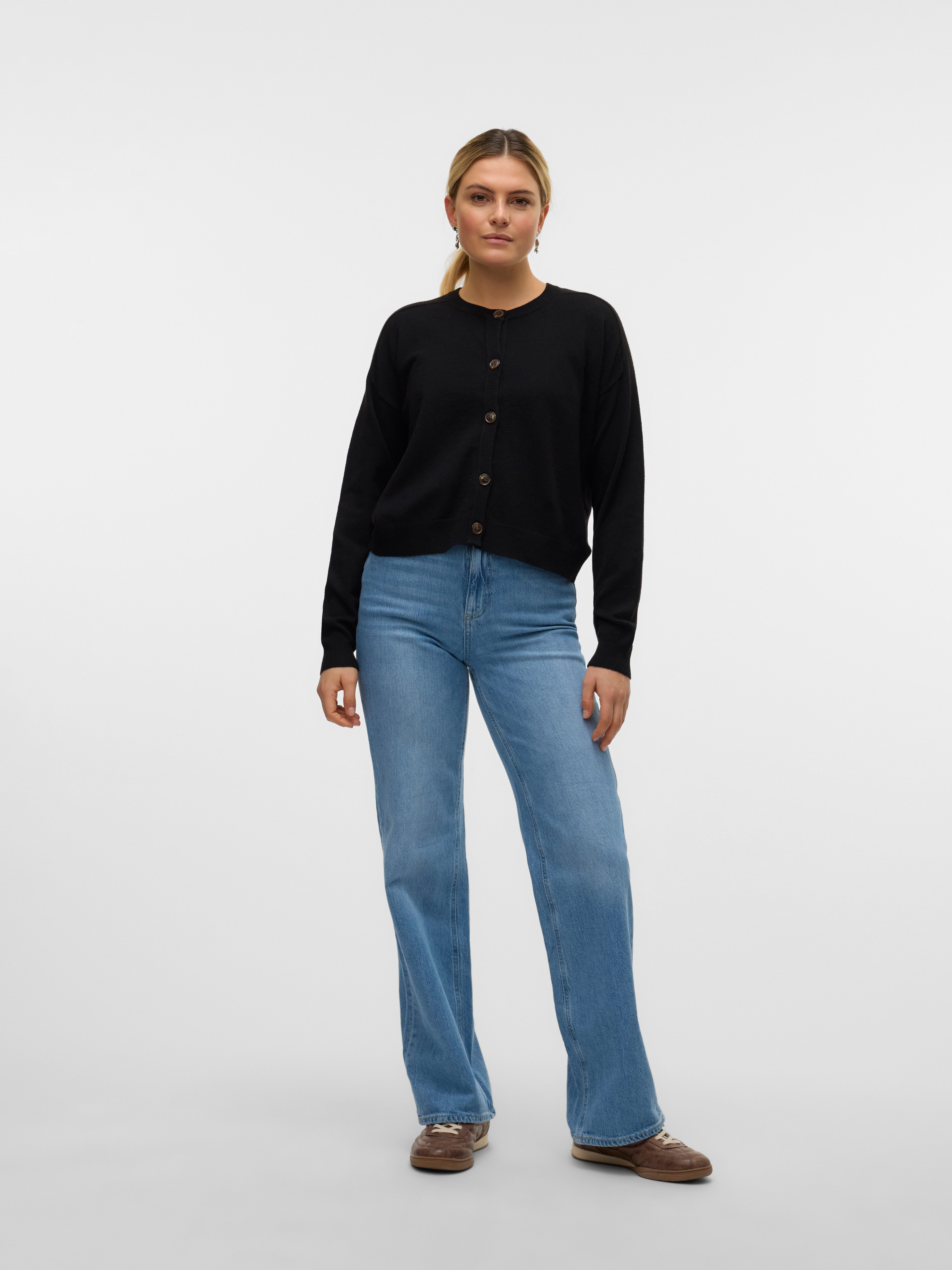 Vero Moda Vest VMFANTASTIC LS O-NECK CARDIGAN GA BOO