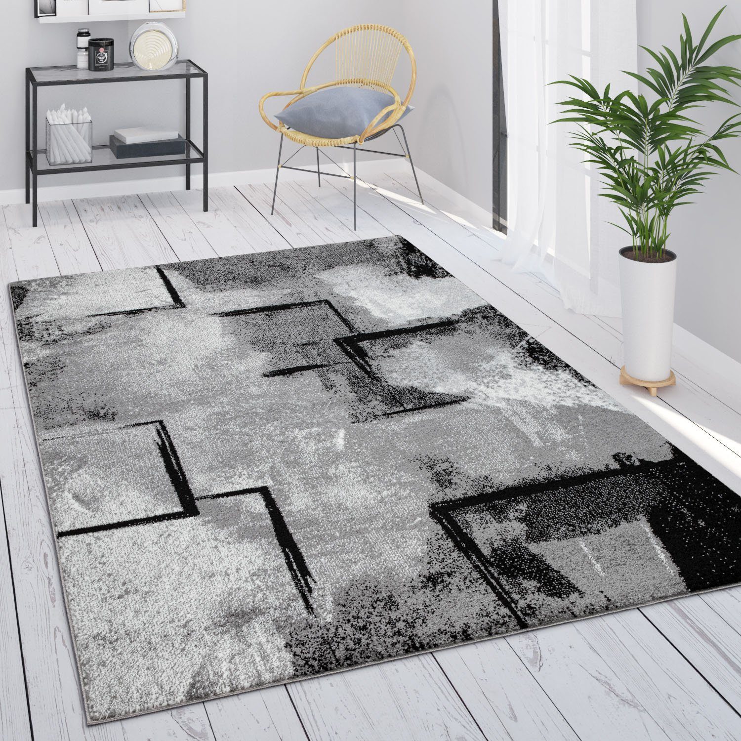 Paco Home Vloerkleed Mondial 103 Korte pool, modern abstract design